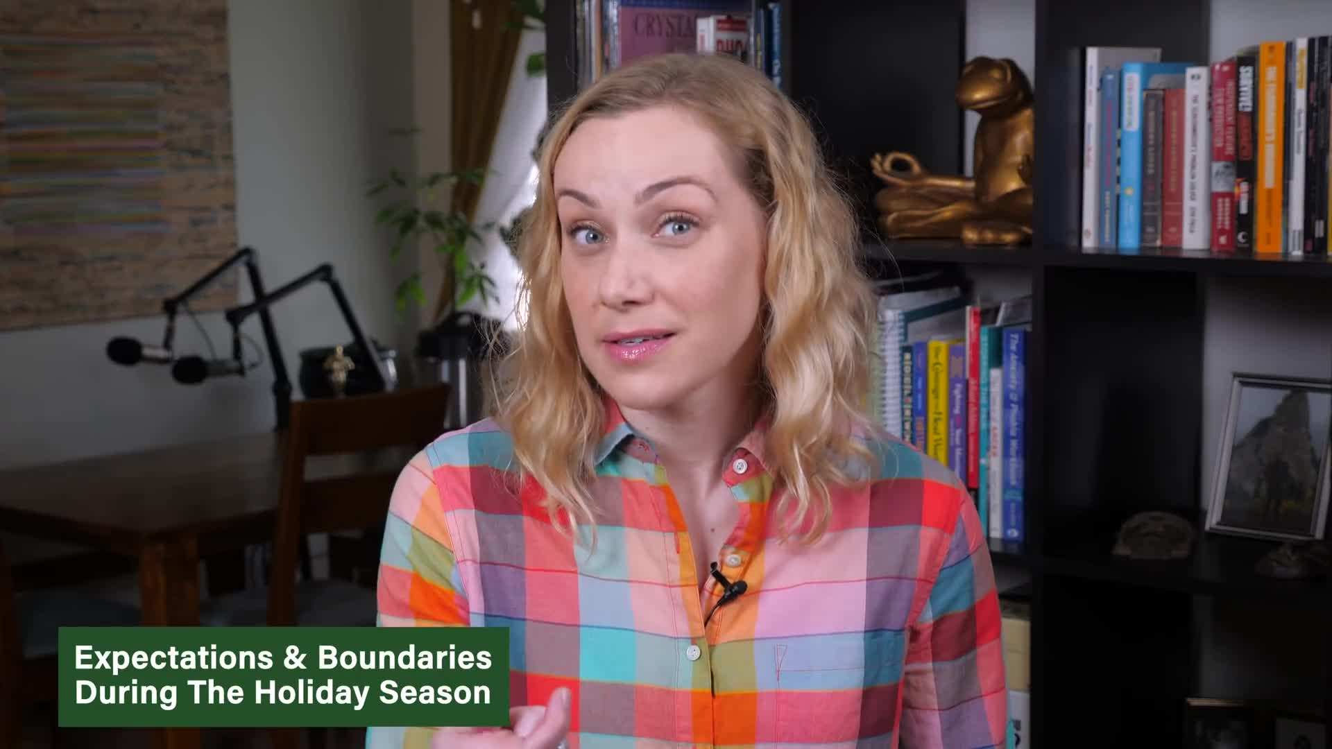 Couple discussing holiday budget