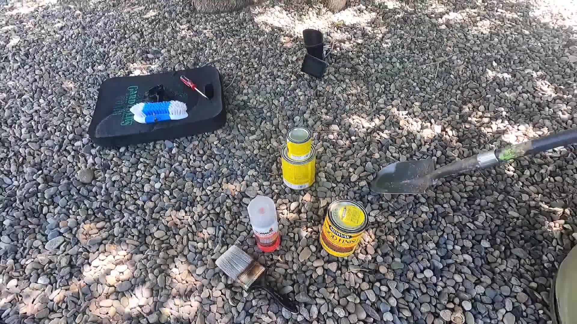 Creating space in the soil for planting