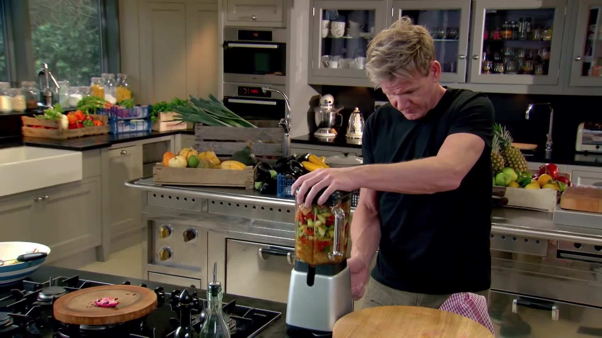 A delicious vegan pasta dish cooked by Gordon Ramsay