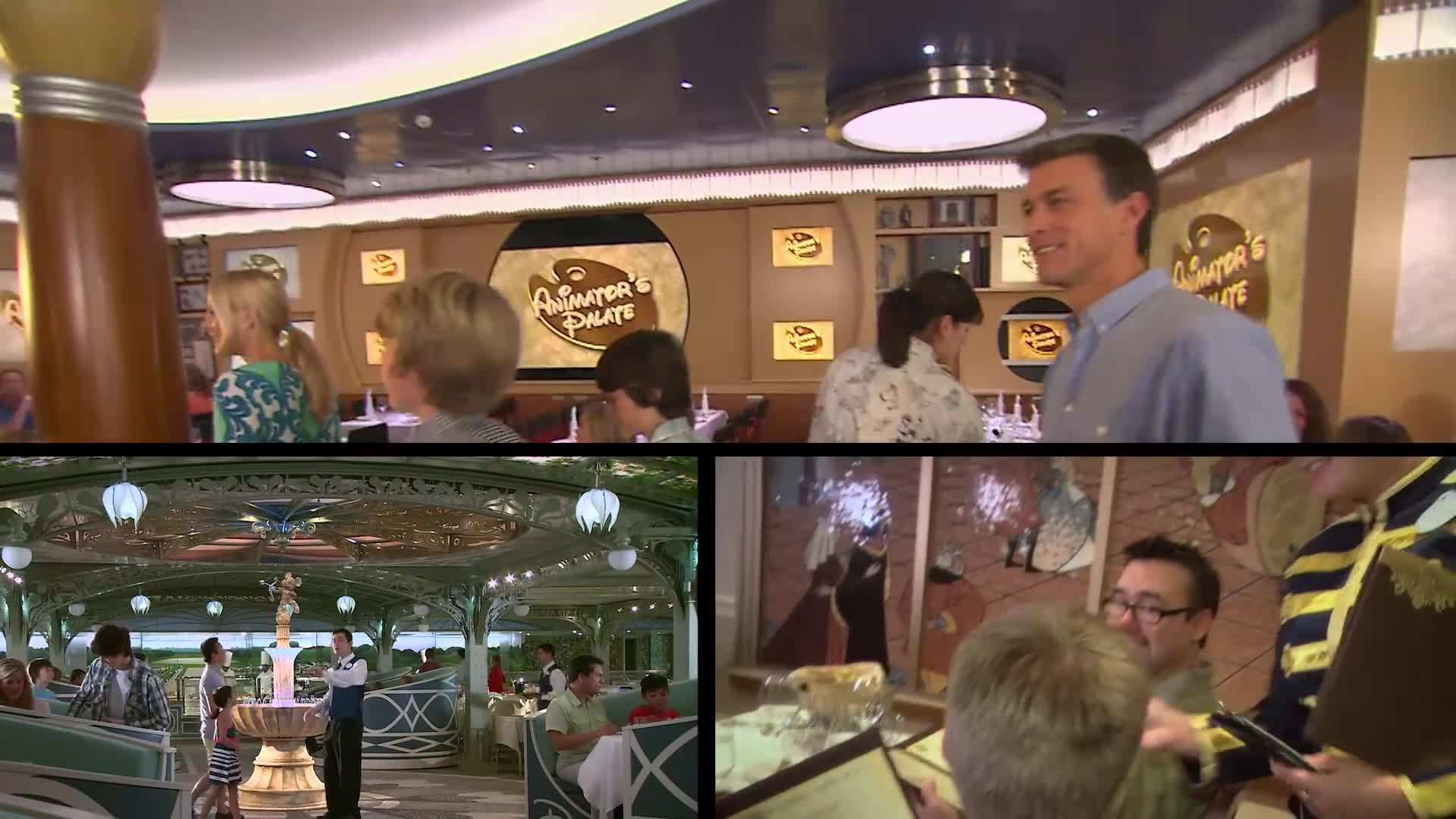 A selection of mouthwatering dishes available on a Disney cruise