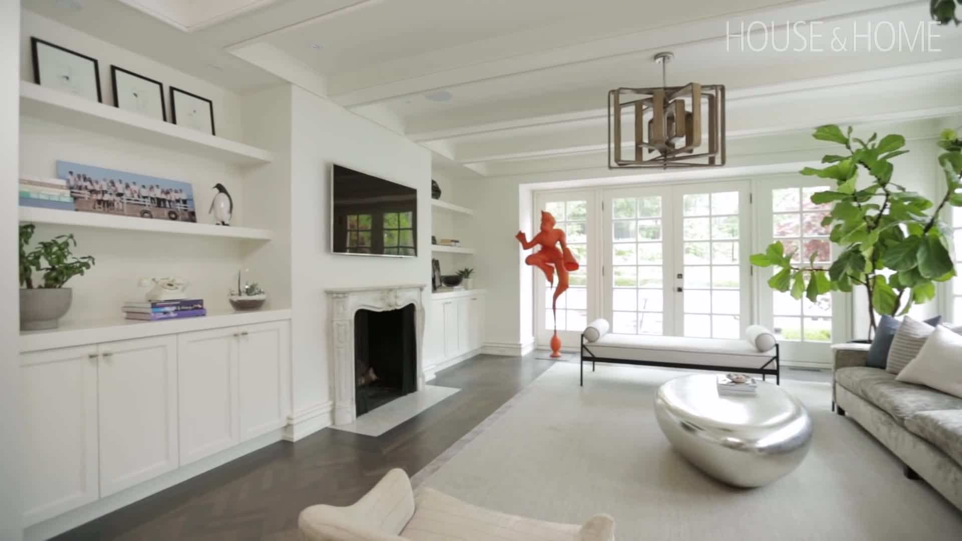 Intricate Fireplace - A Testament to the Home's History