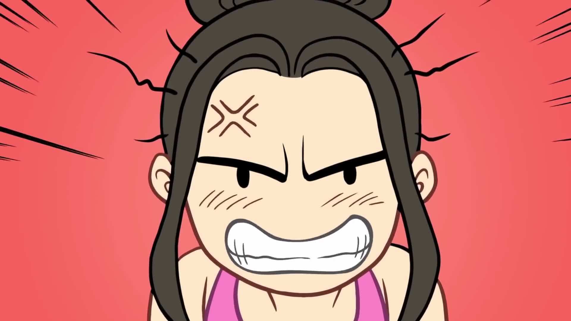 The gym erupting in laughter, including myself