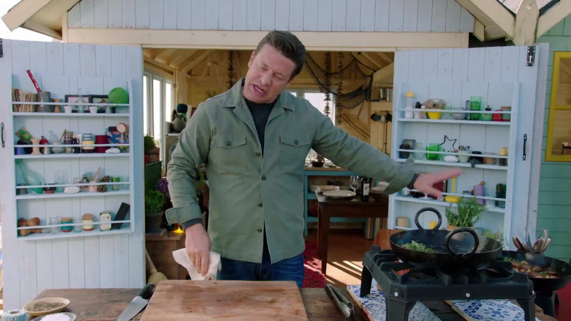 Seasoning the T-bone Steak