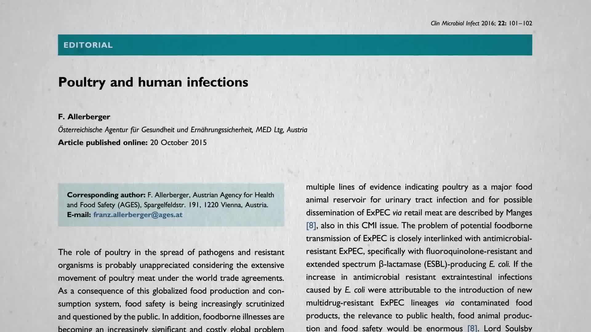 Proper handling and storage of chicken