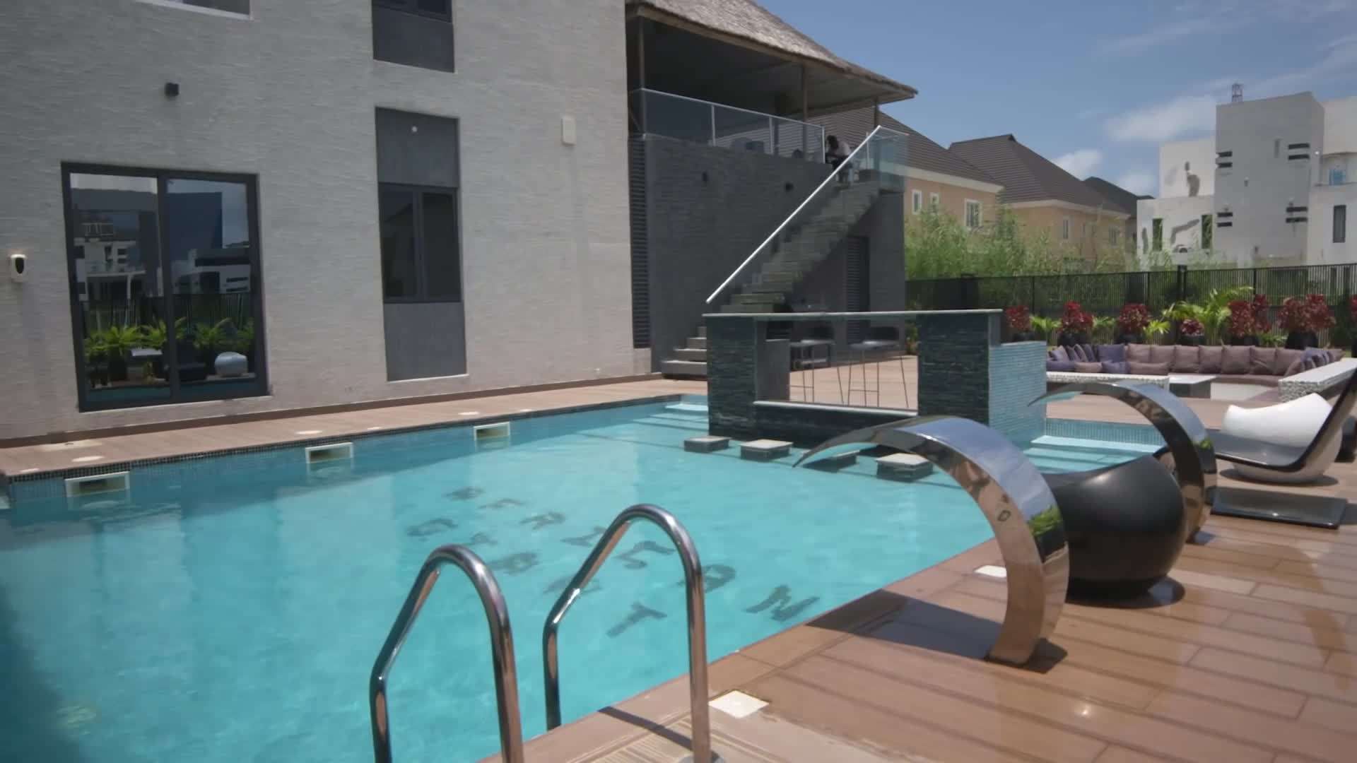 Arched doorways and exposed beams