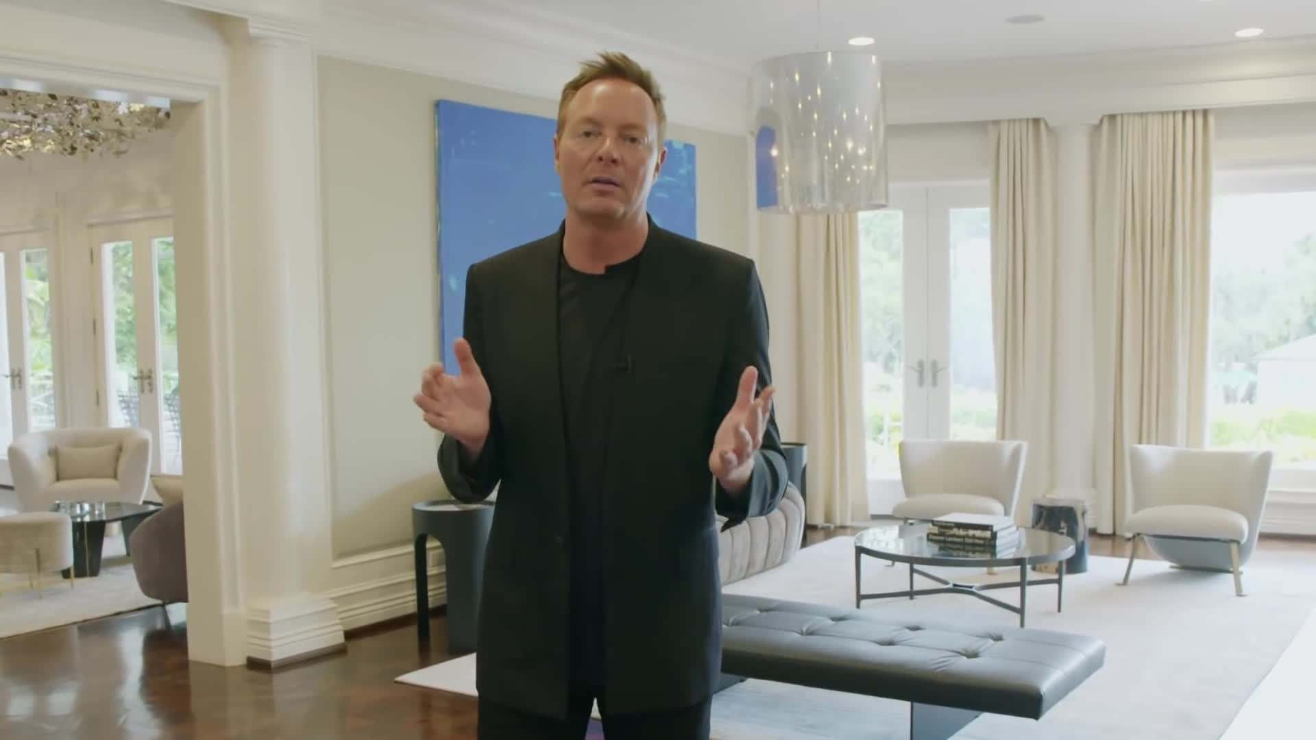 The exquisite marble flooring and hand-carved woodwork