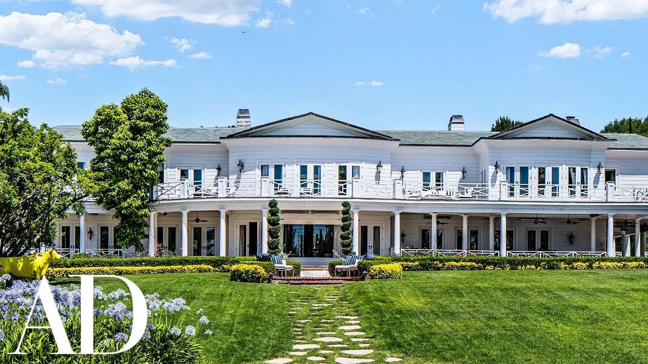Inside An $85,000,000 Estate With A Two-Story Chandelier | On The Market | Architectural Digest