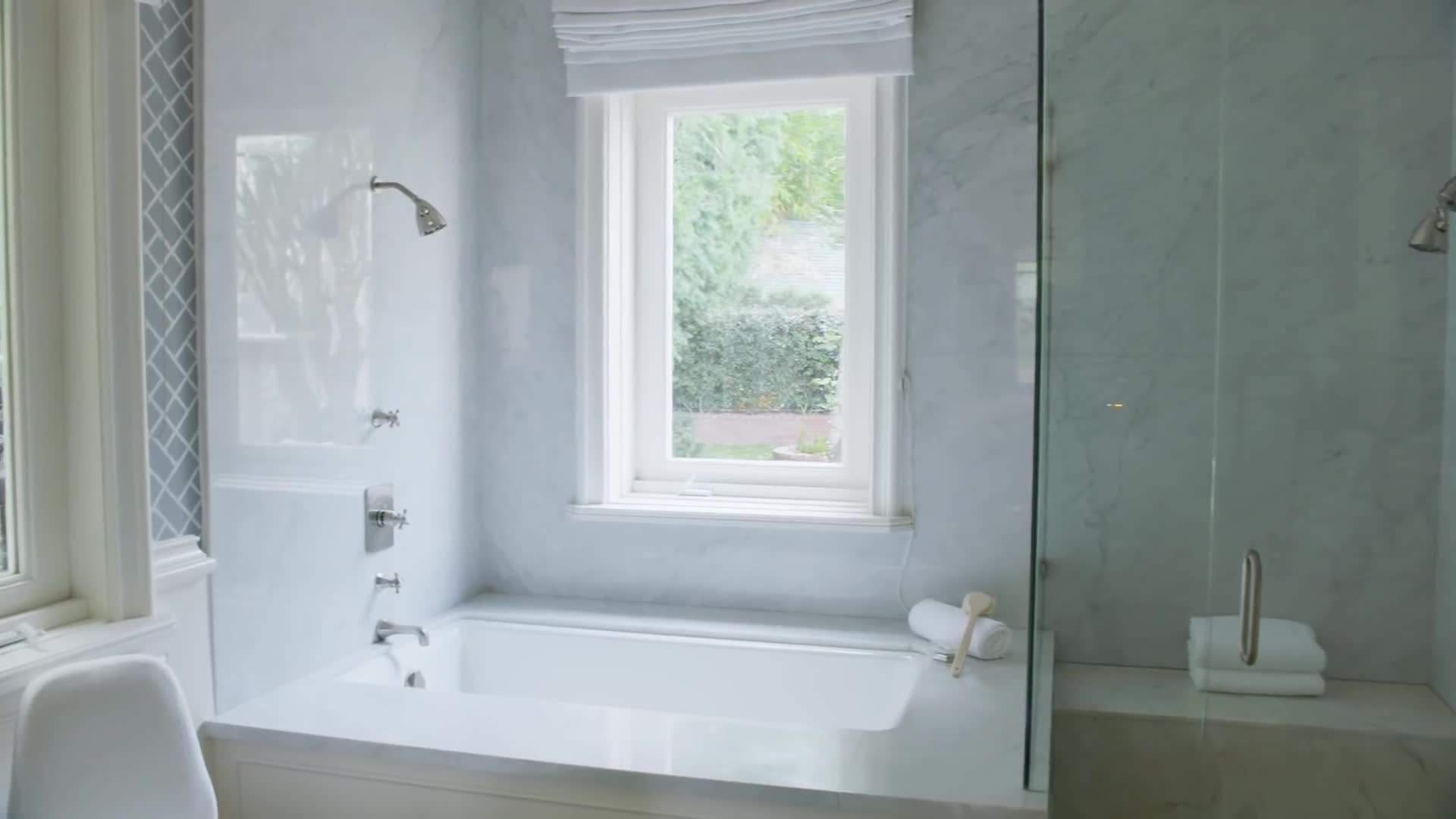 The infinity pool and expansive gardens