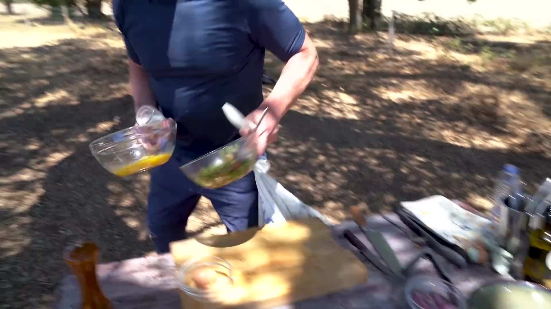 Cooked Chorizo for the omelette