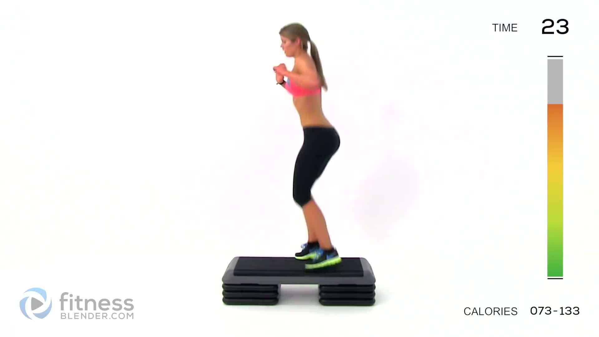 Stretching the calves