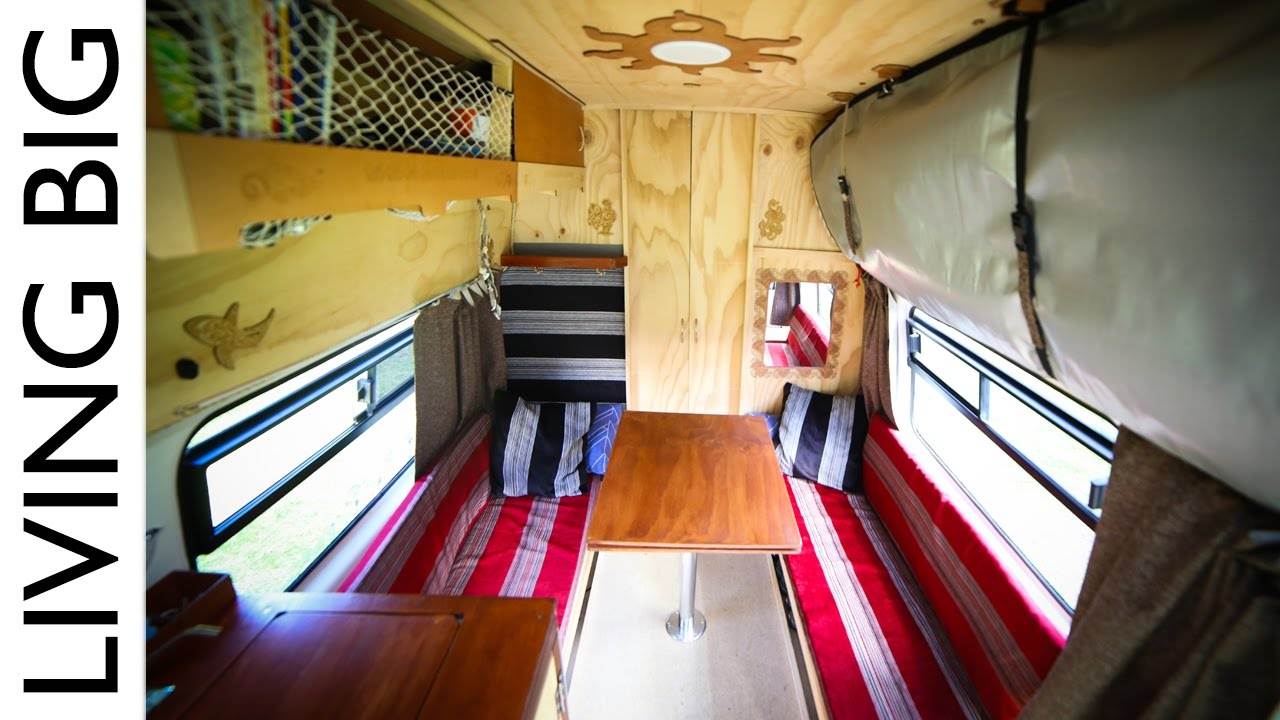 Epic Surfers Camper Van With Dashboard Herb Garden - A Stunning Home on Wheels