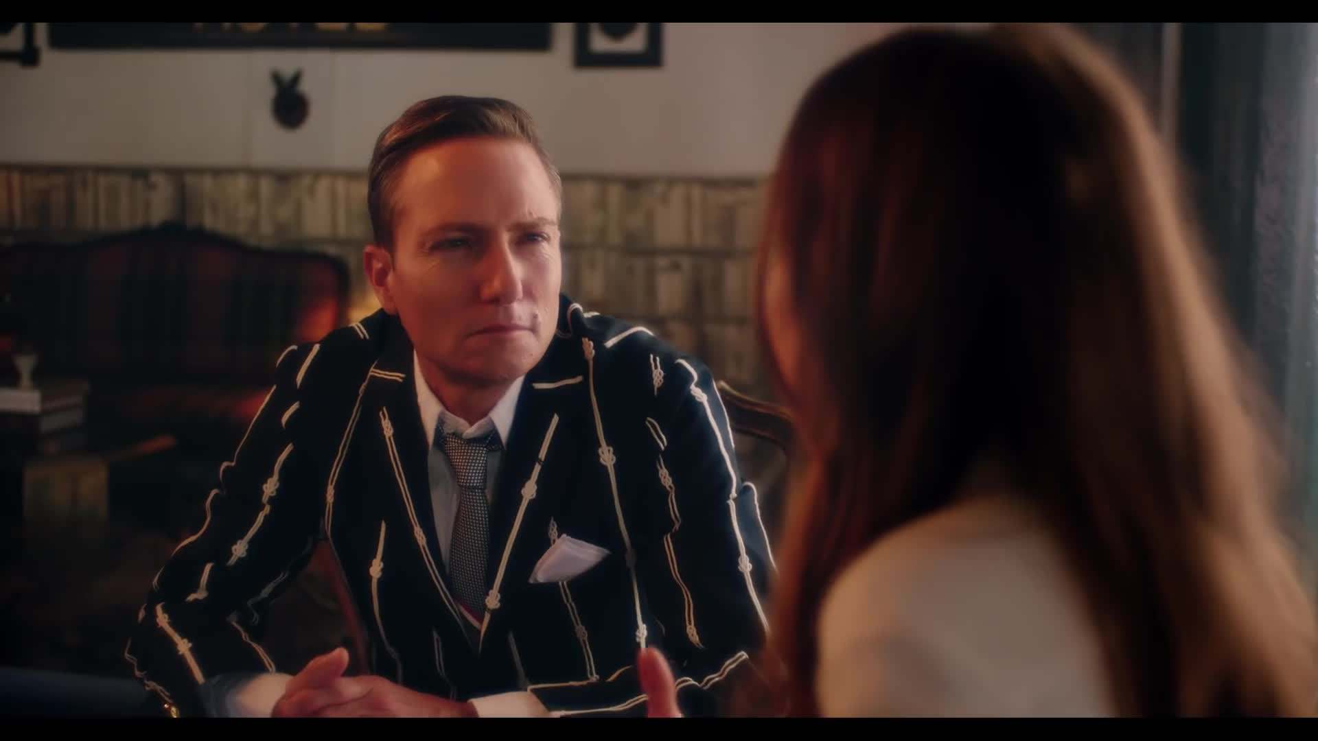 A close-up shot of the bohemian-inspired furniture and decor