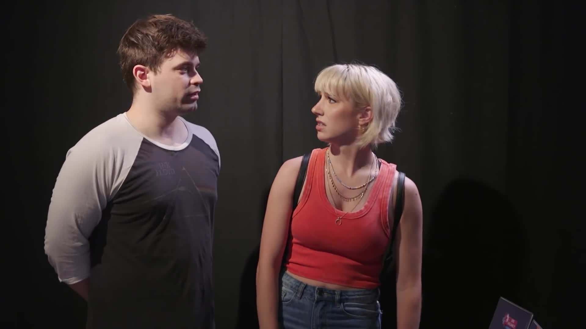 Misinterpreting a joke and laughing at the wrong moment