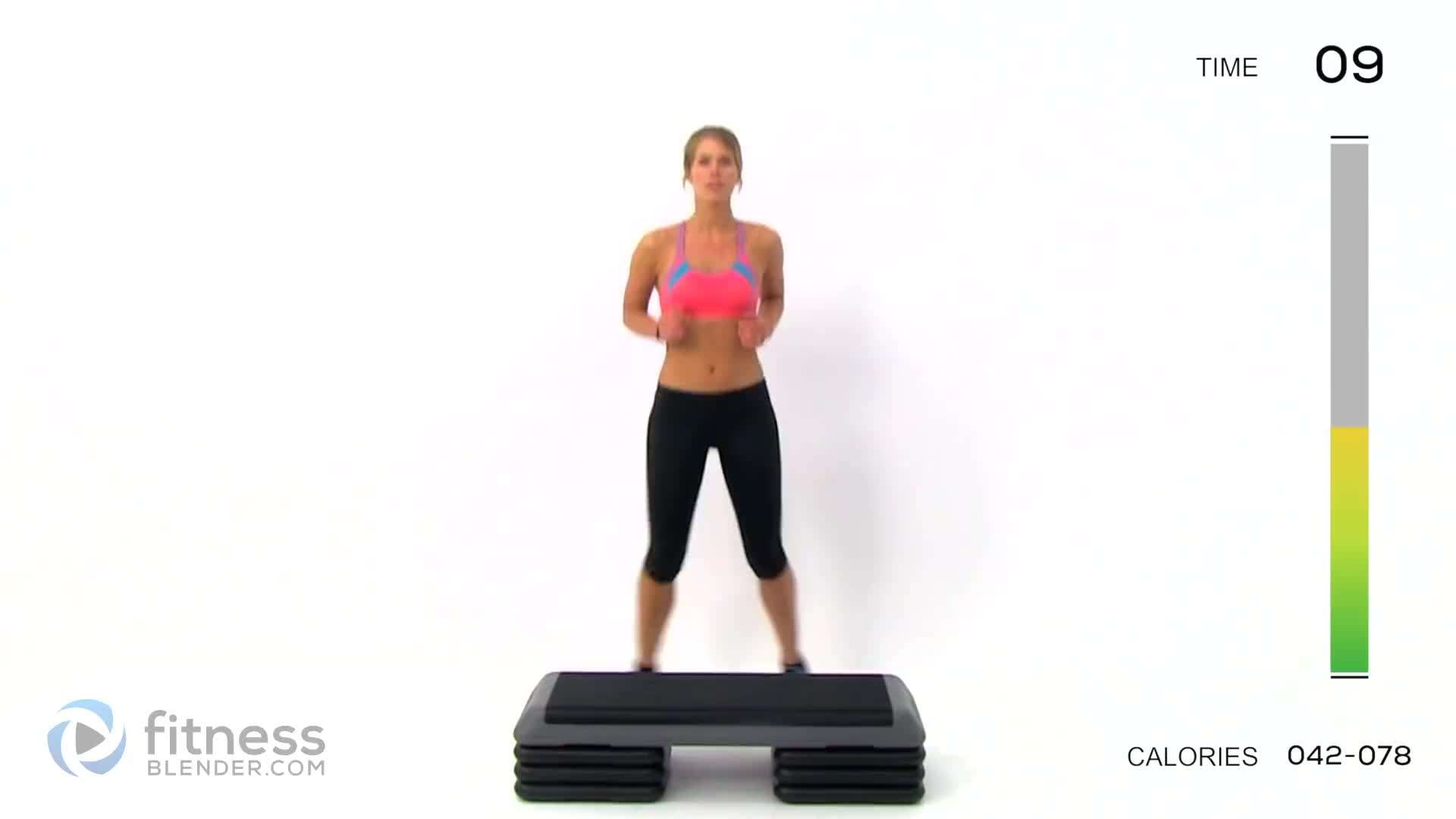 Incorporating knee lifts for an extra challenge