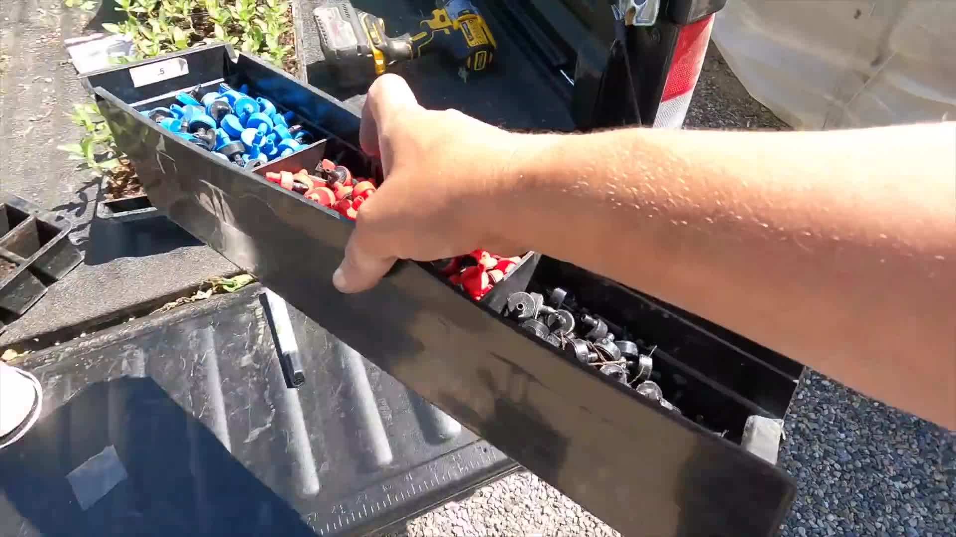 Step-by-step process of setting up the Florida Weave