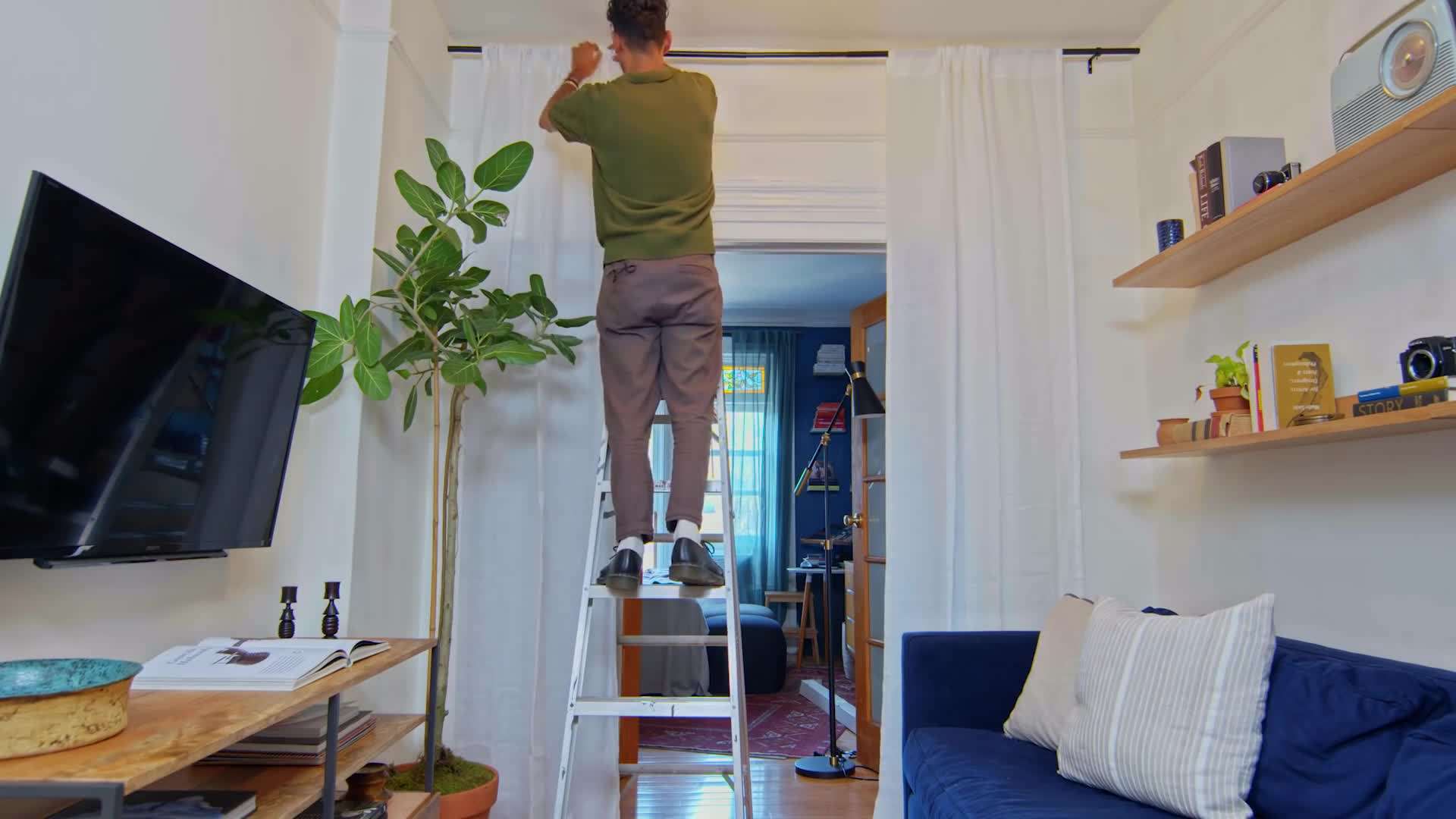 Strategic furniture arrangement to maximize space