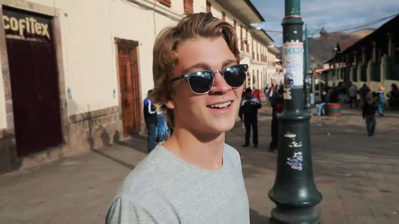 Exploring the vibrant local market in Cusco