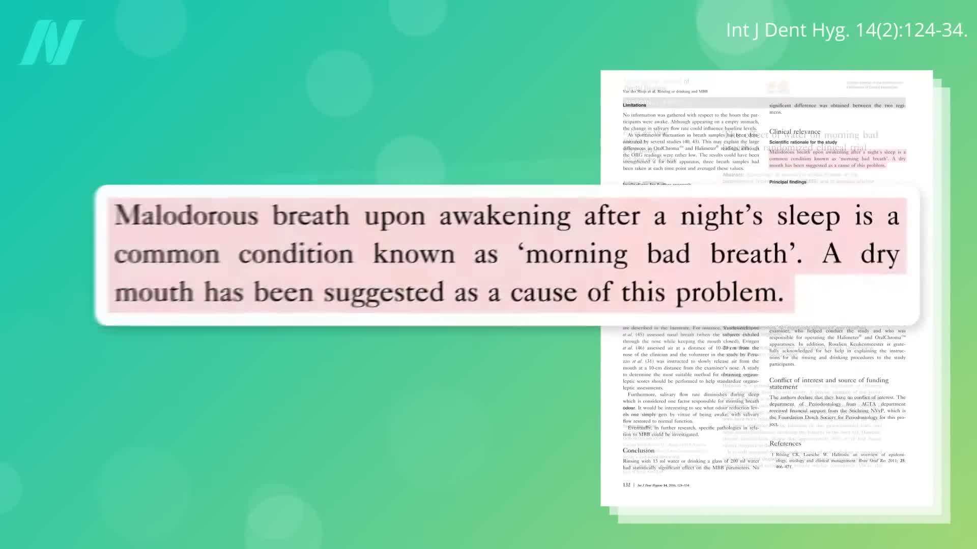 Dry mouth and low salivary flow can lead to bad breath