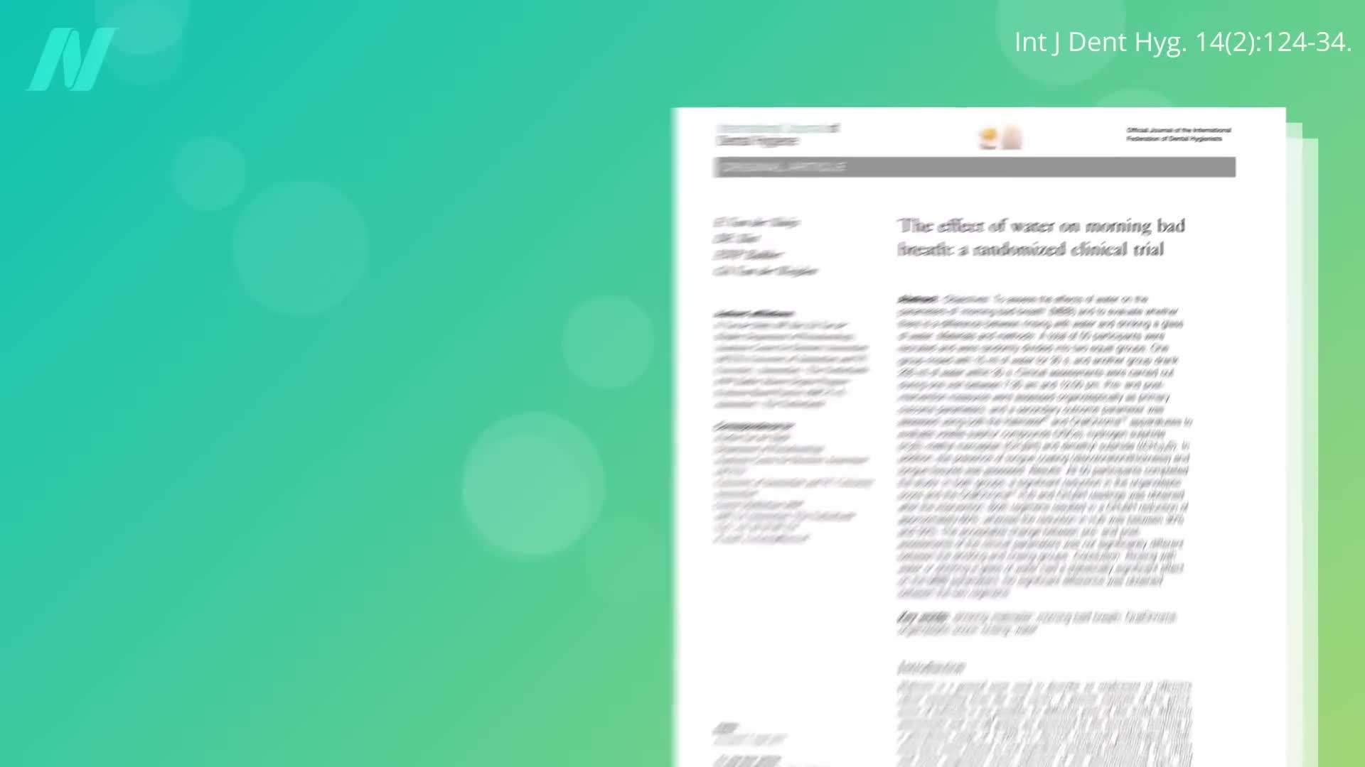 Rinsing or drinking water can help reduce morning bad breath