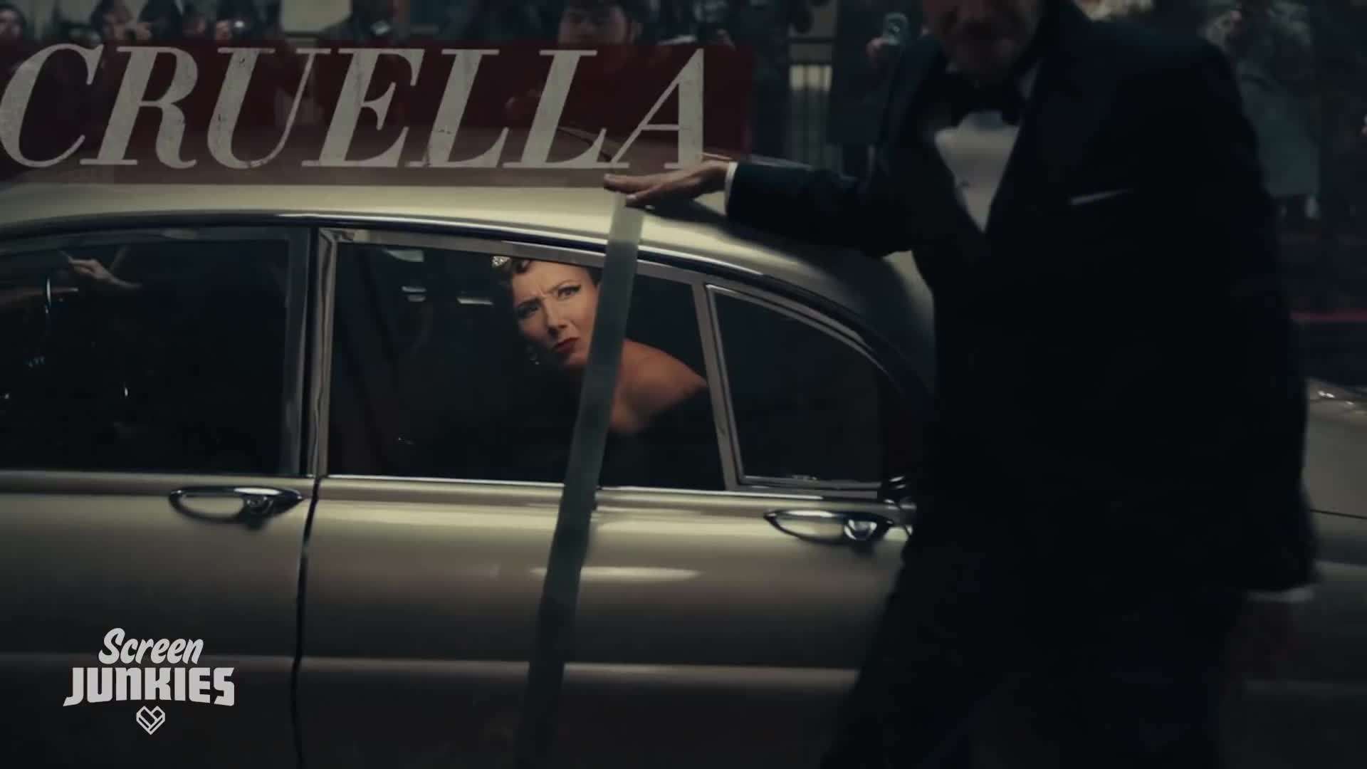 Cruella's unique fashion sense