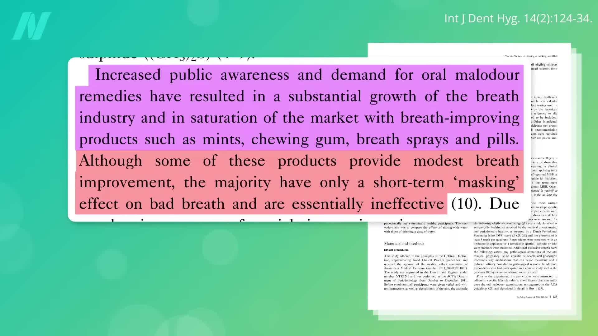 Microorganisms on the tongue and teeth contribute to bad breath