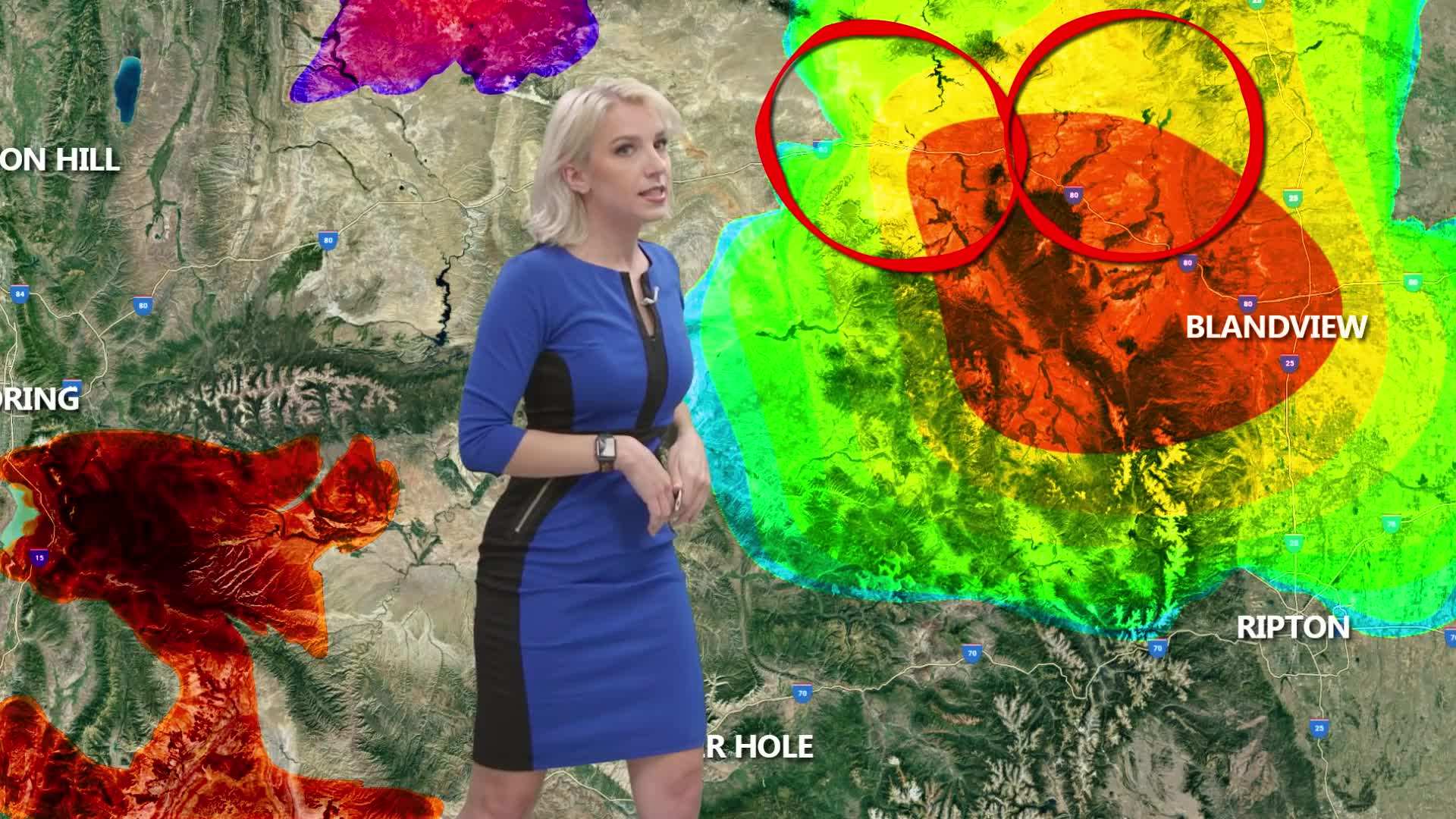 Weather Woman Dallas Floods