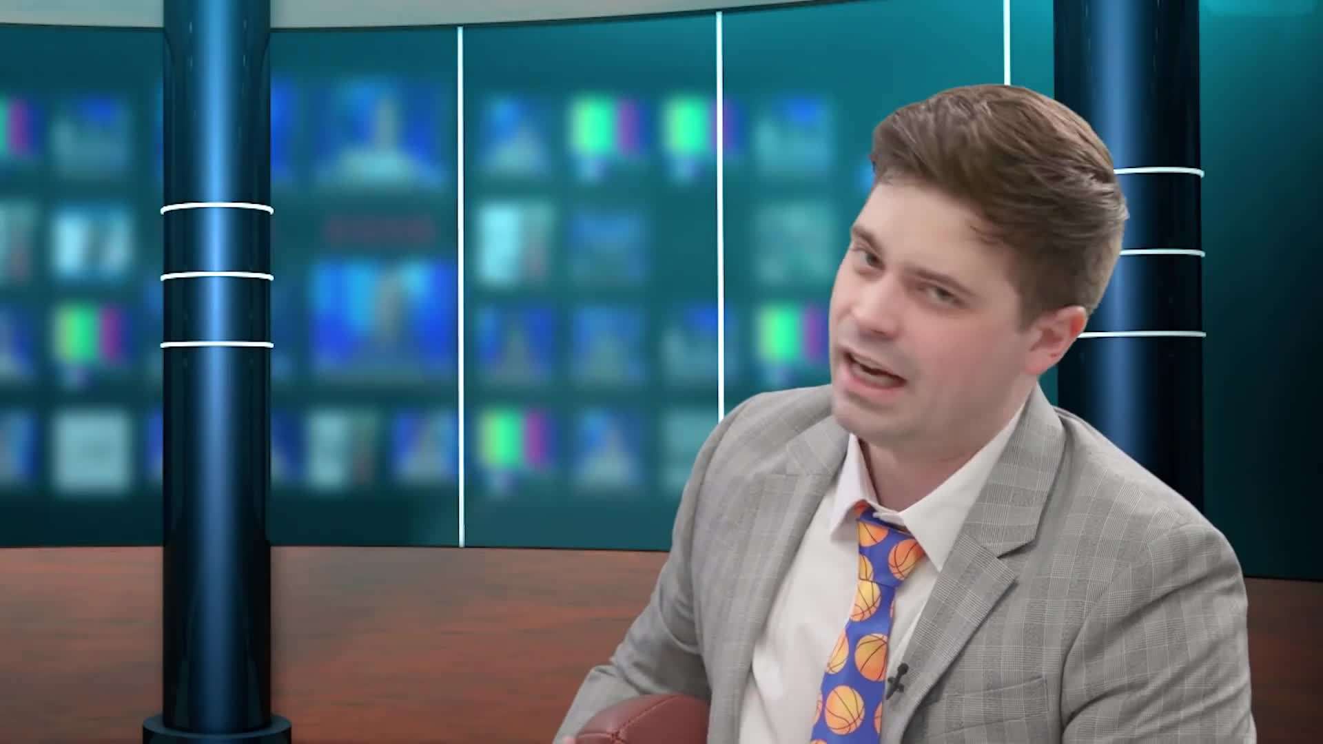 Anchors Meredith Waters and Roger Grabbett