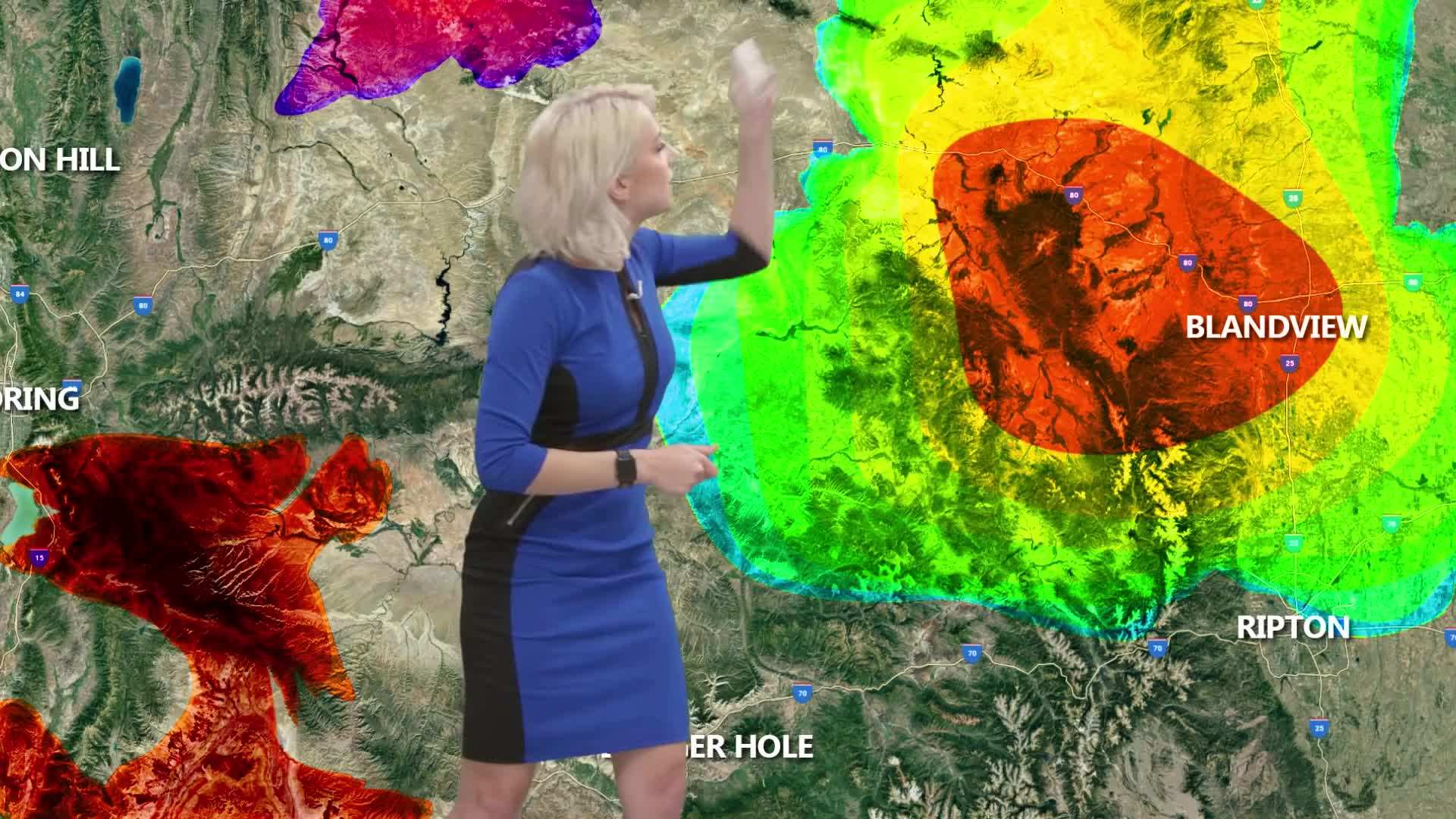 Weather Woman Dallas Floods