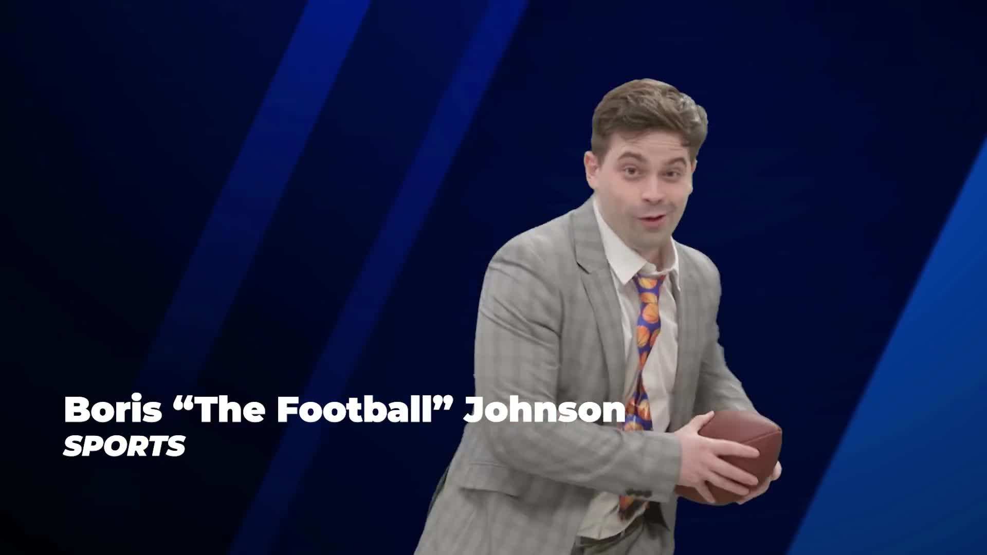 Sports center Boris the Football Johnson
