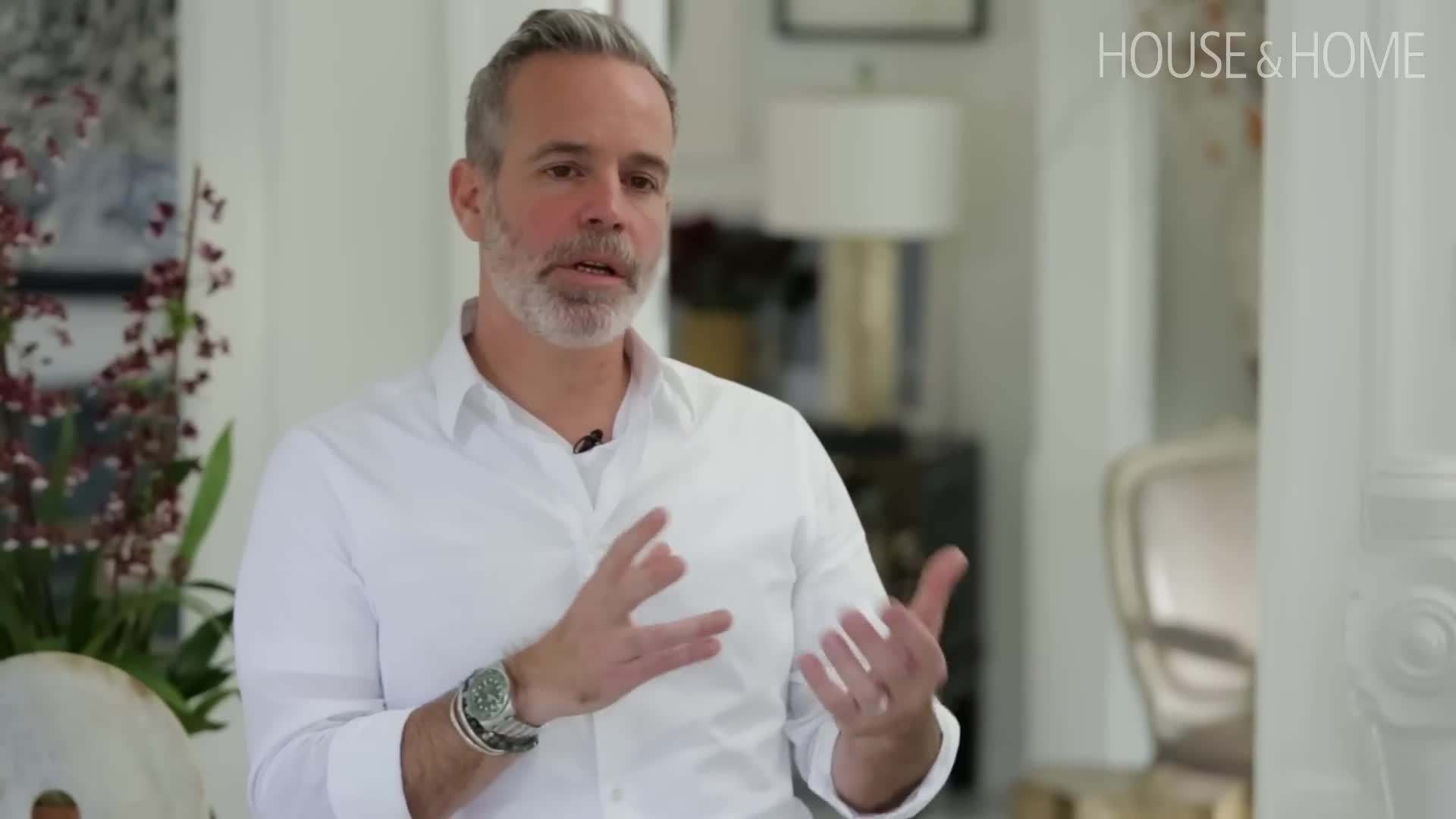 The closet with floating and hanging elements