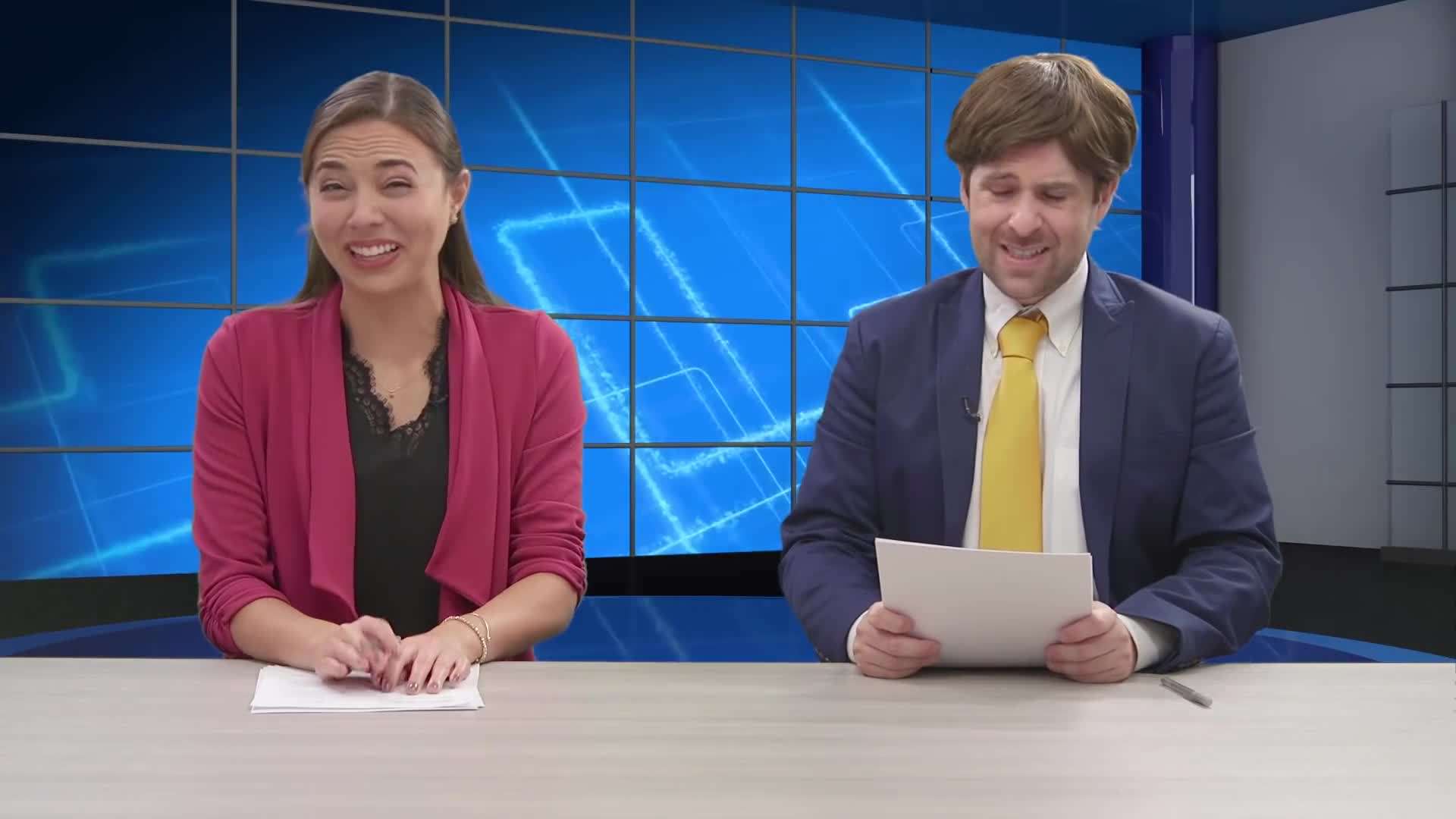 Anchors Meredith Waters and Roger Grabbett