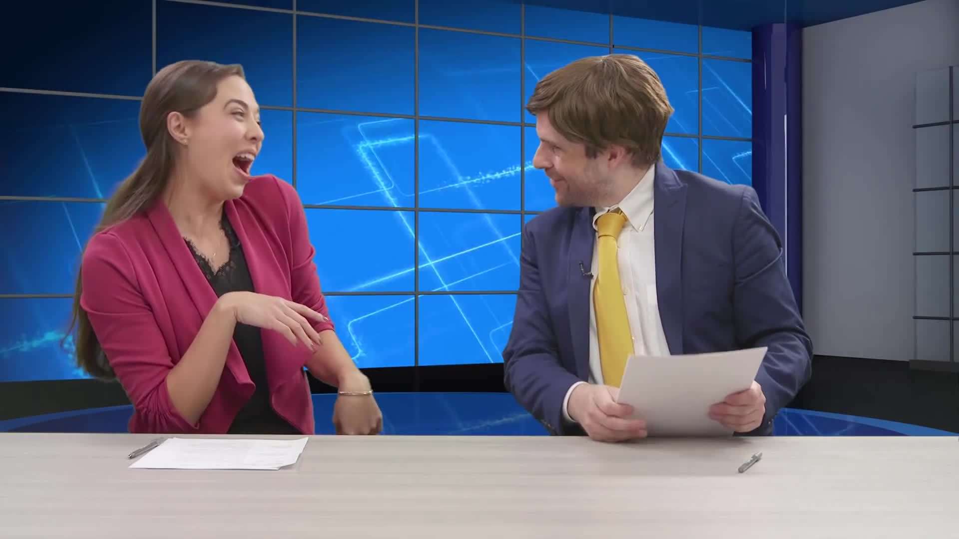 Anchors Meredith Waters and Roger Grabbett