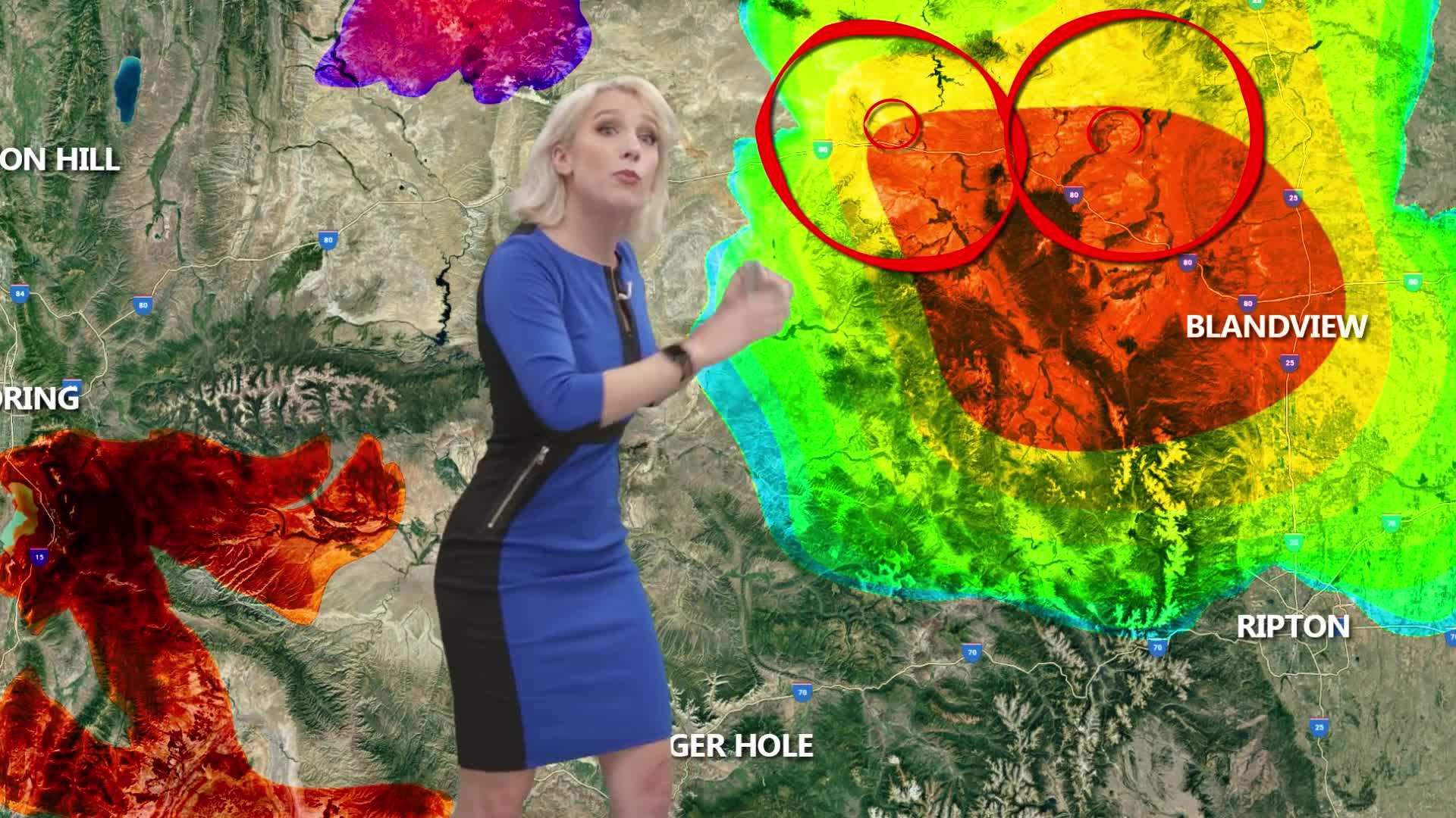 Weather Woman Dallas Floods