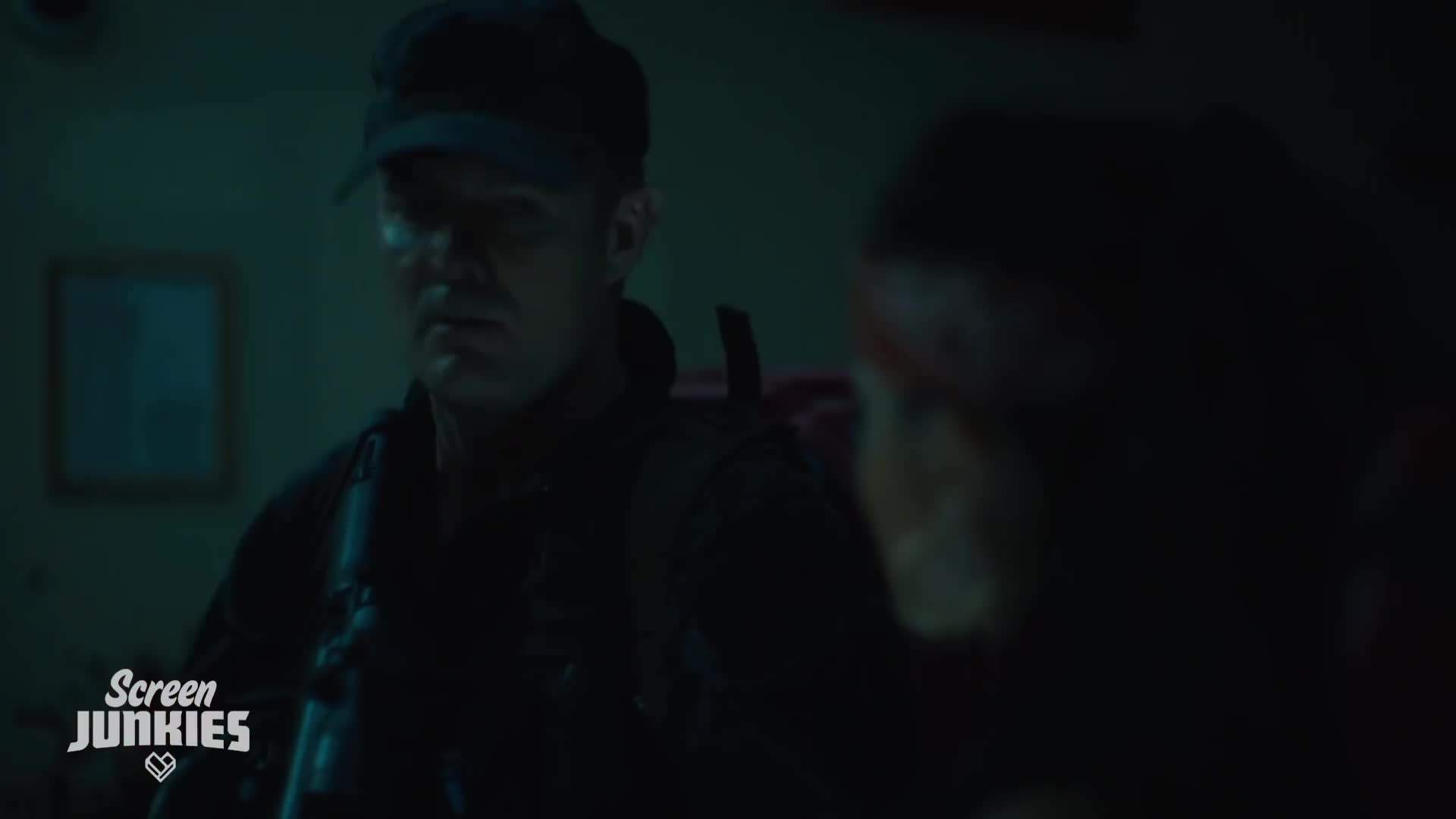 The team of mercenaries planning their heist