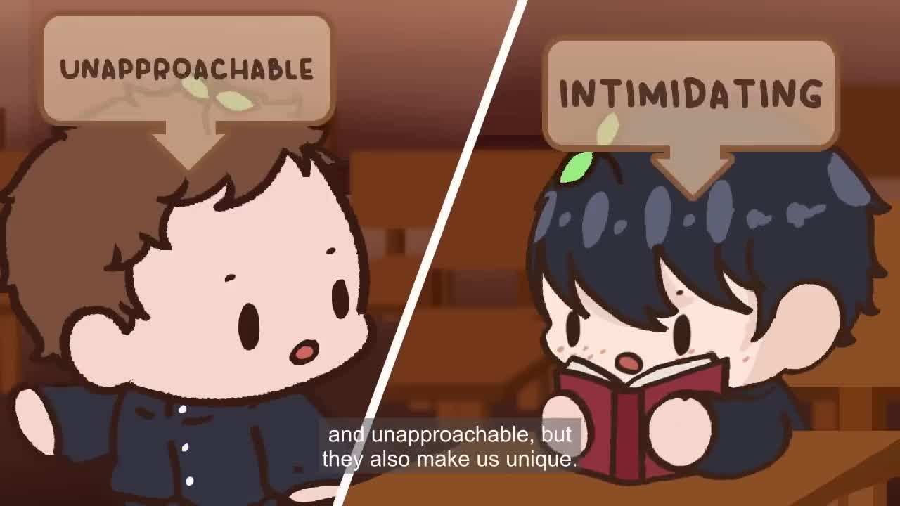 Introvert deep in thought