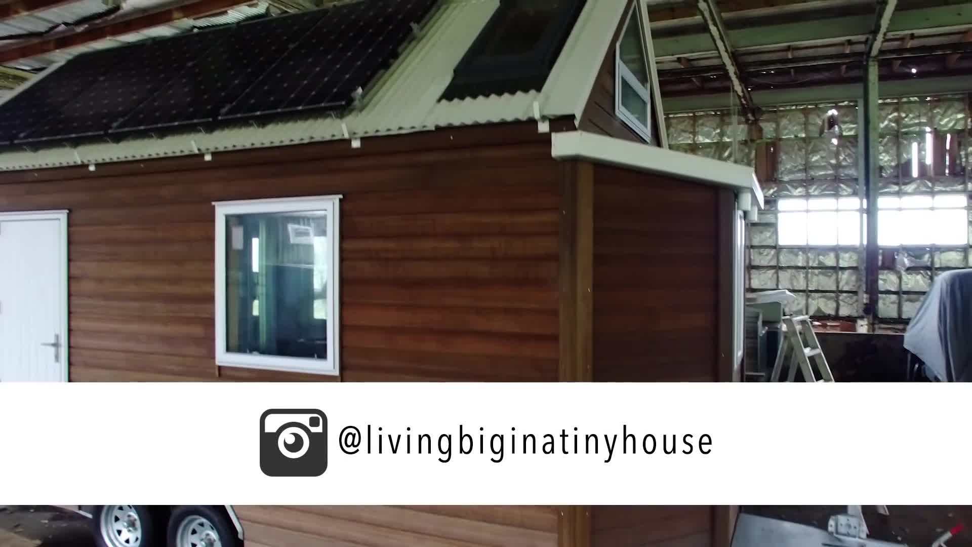 Solar-powered tiny house