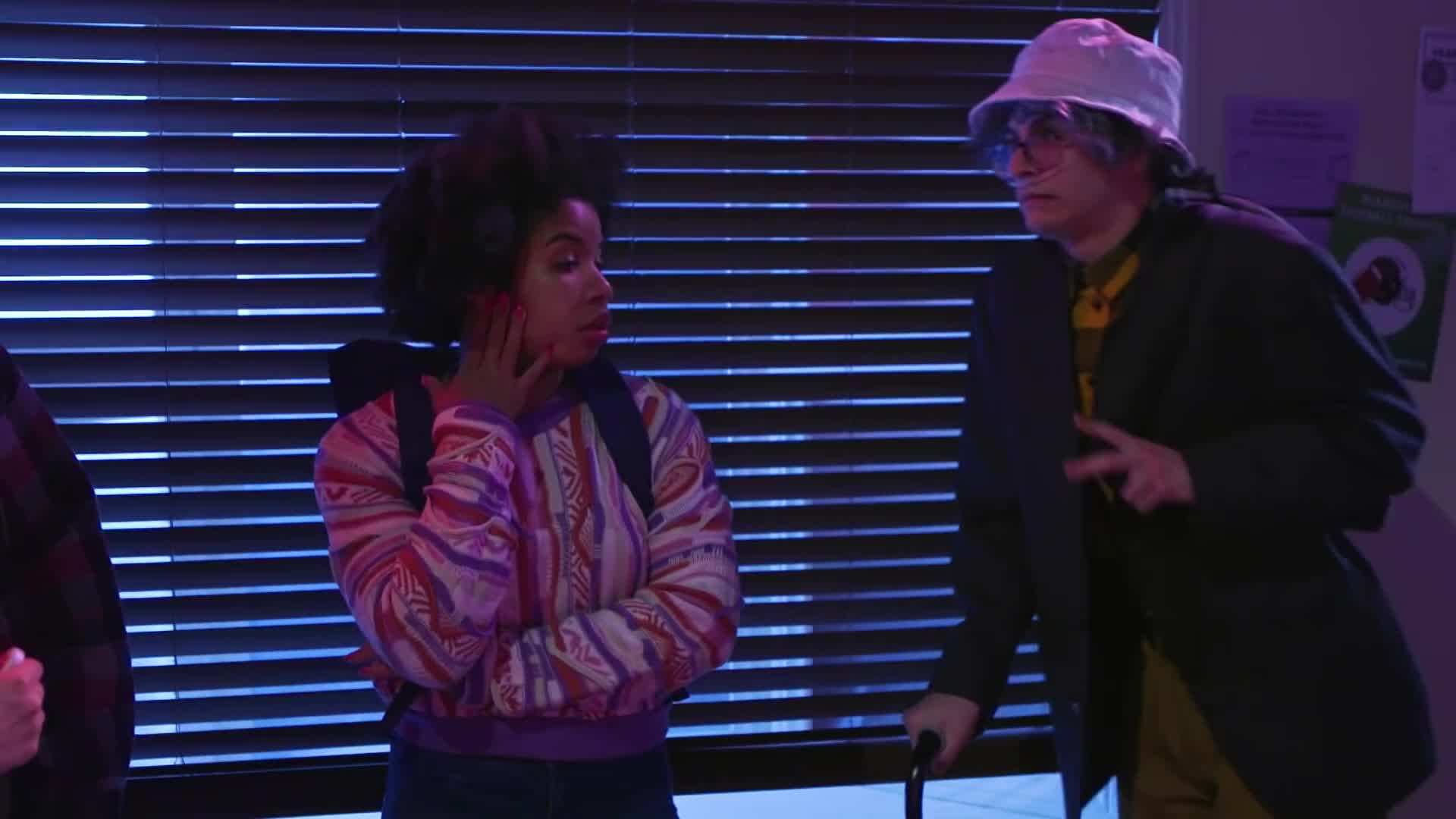 Characters trying to break free from the sitcom