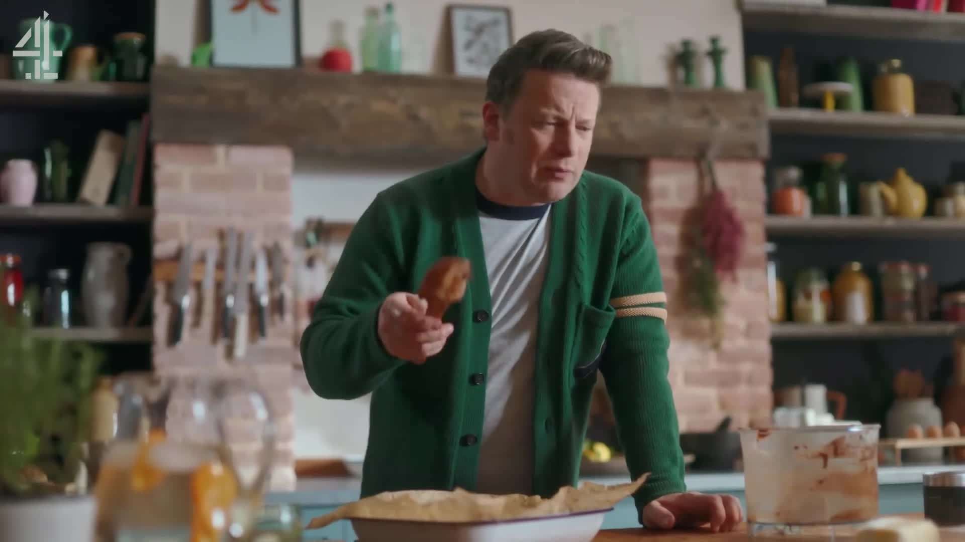 Mixing in self-raising flour, baking powder, salt, and cocoa powder