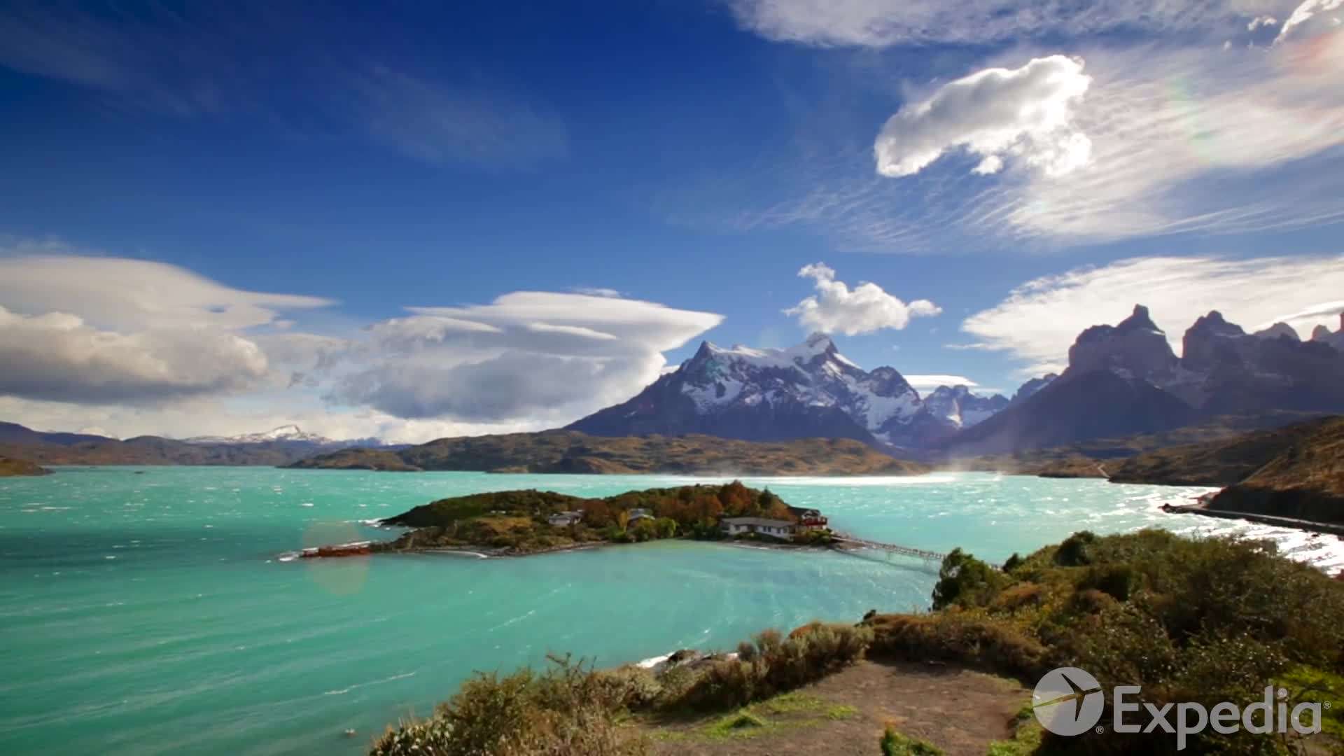 Mighty volcanoes and towering glaciers