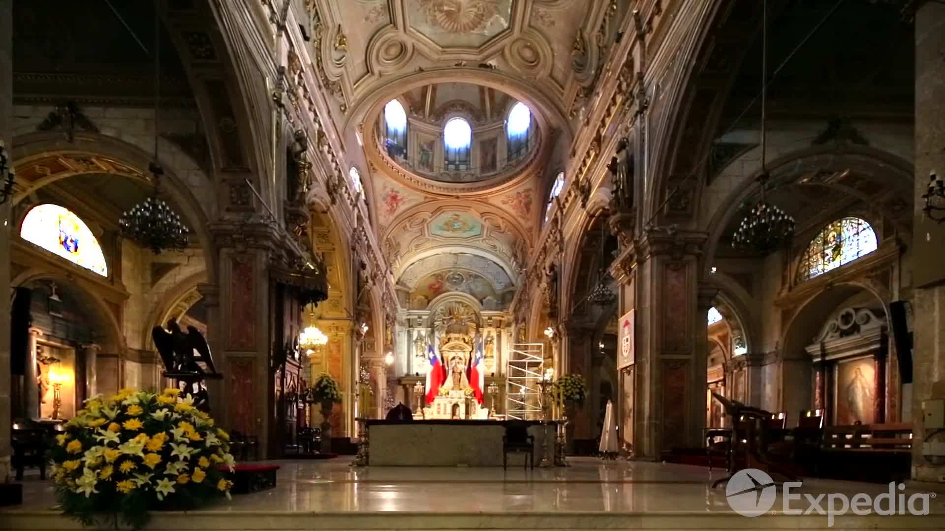 Enjoying a fine wine in Santiago