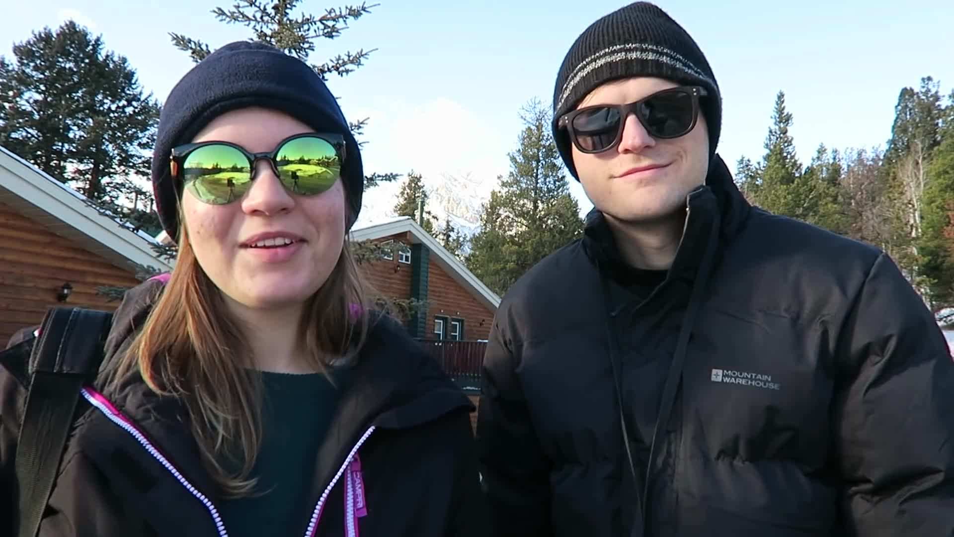 Breathtaking View of Frozen Lake at Pyramid Lake Resort