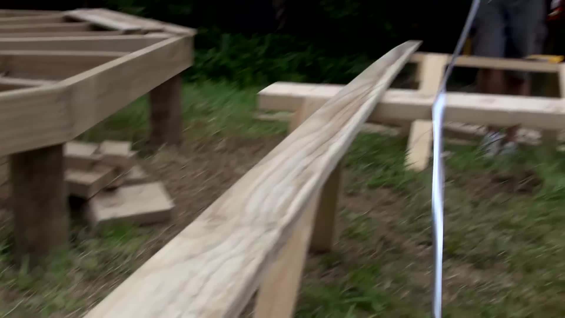 Laying Out the Radial Pattern for Joists