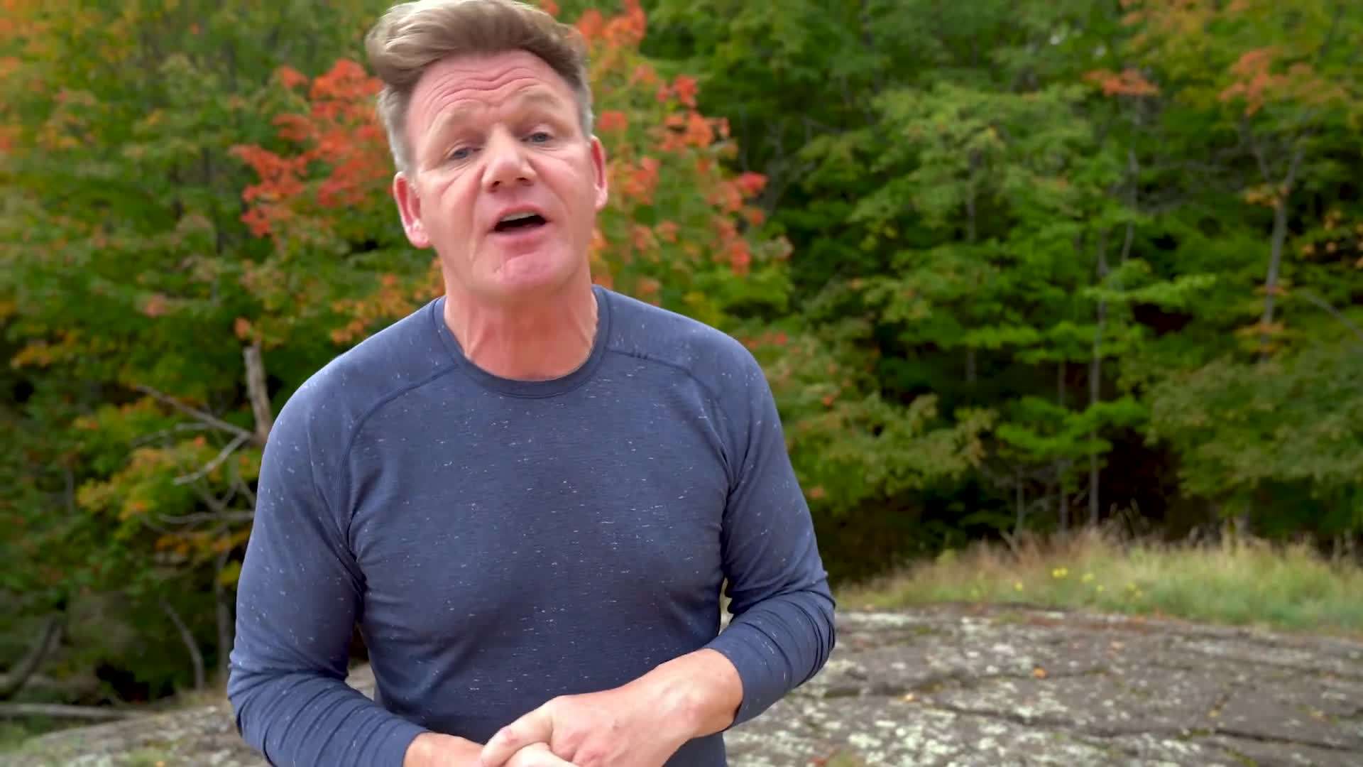 Gordon foraging for thimbleberry jam