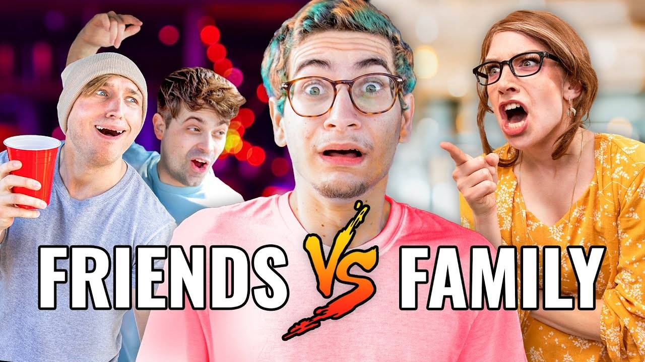 Navigating Family Dynamics: A Hilarious Comparison Between Friends and Family