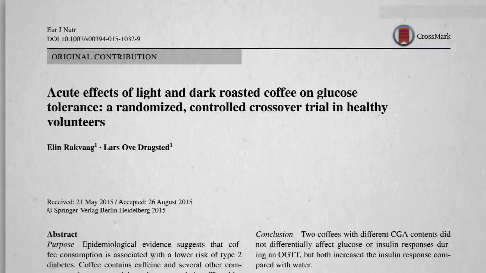 Effects of Different Coffee Roasts on Weight Management
