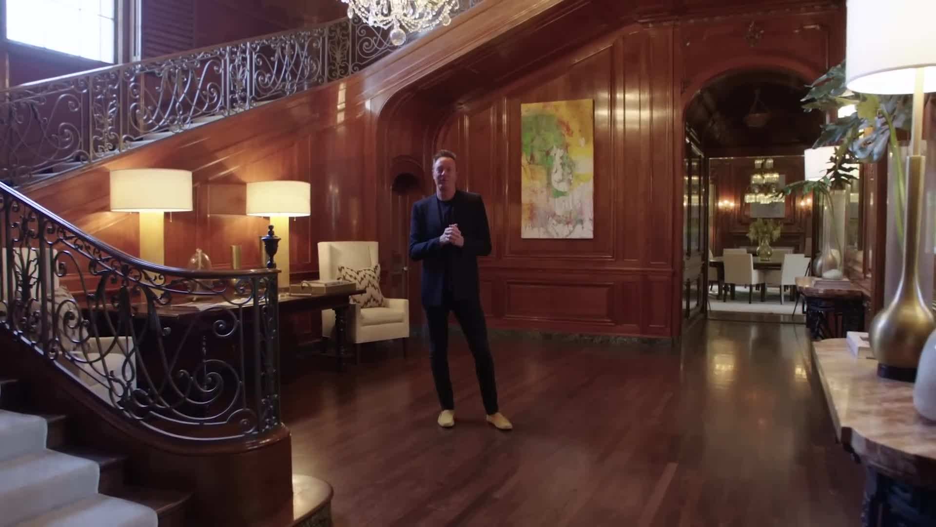 Grand Foyer of Elwood Estate