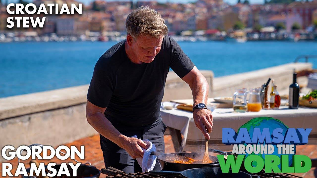Gordon Ramsay Cooks Up a Croatian Seafood Stew in Under 15 Minutes