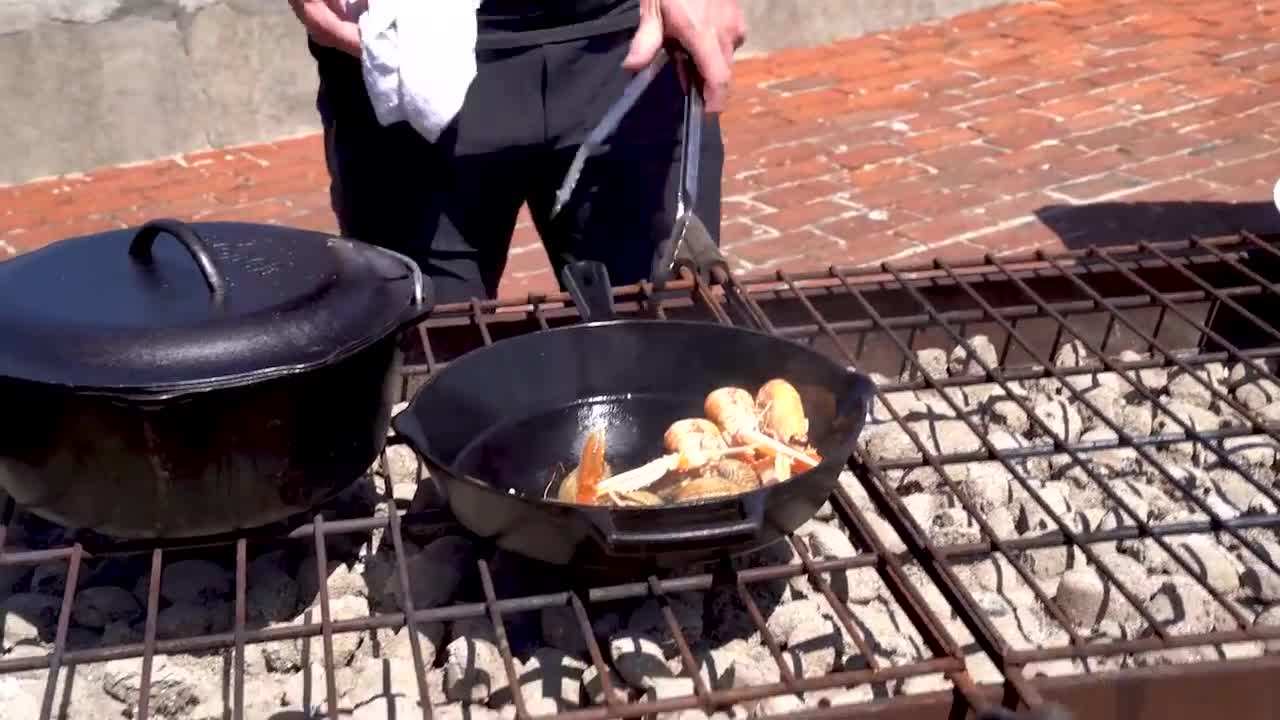 Fresh Ingredients for Croatian Seafood Stew