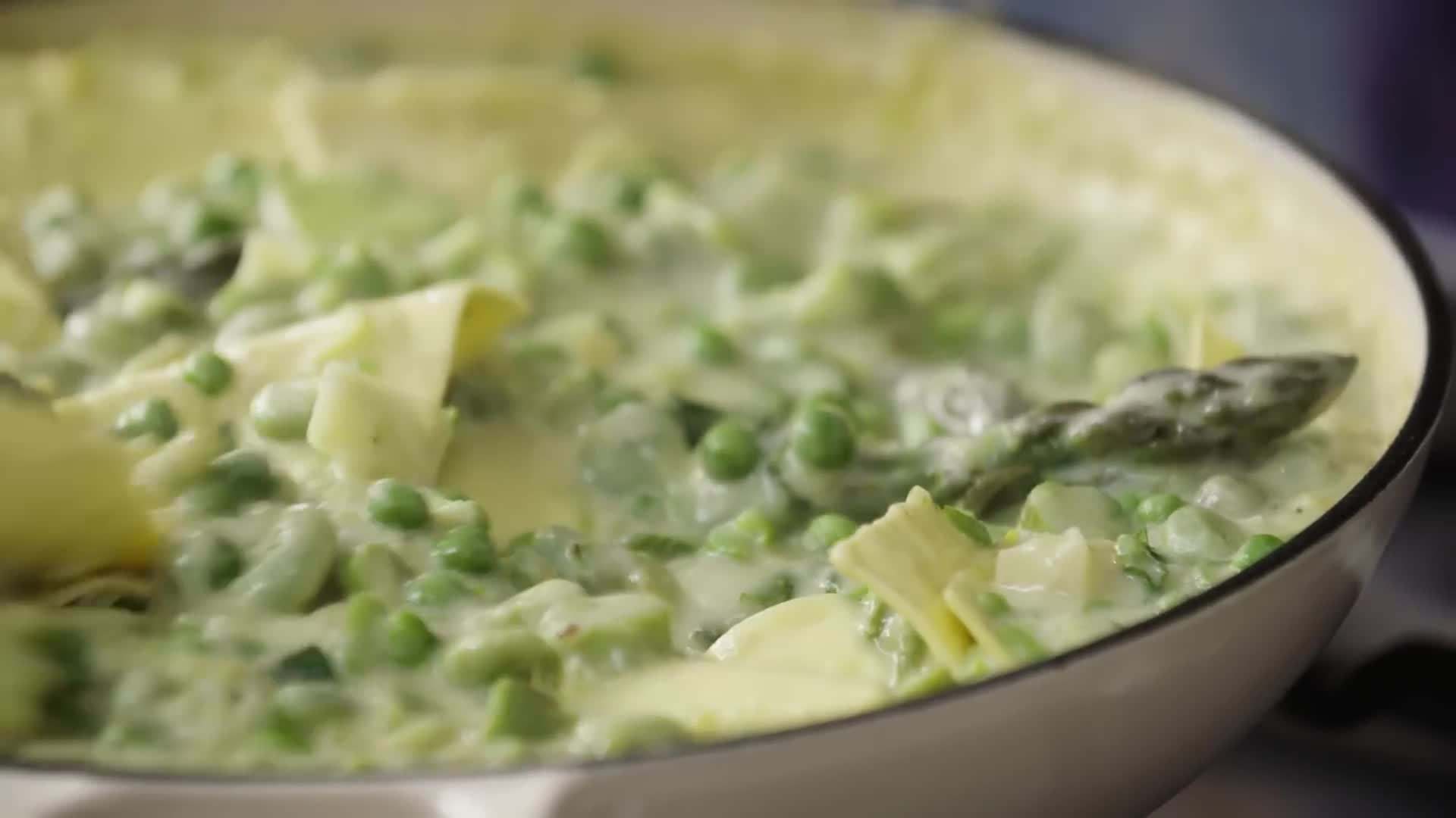 Adding almonds and olive oil