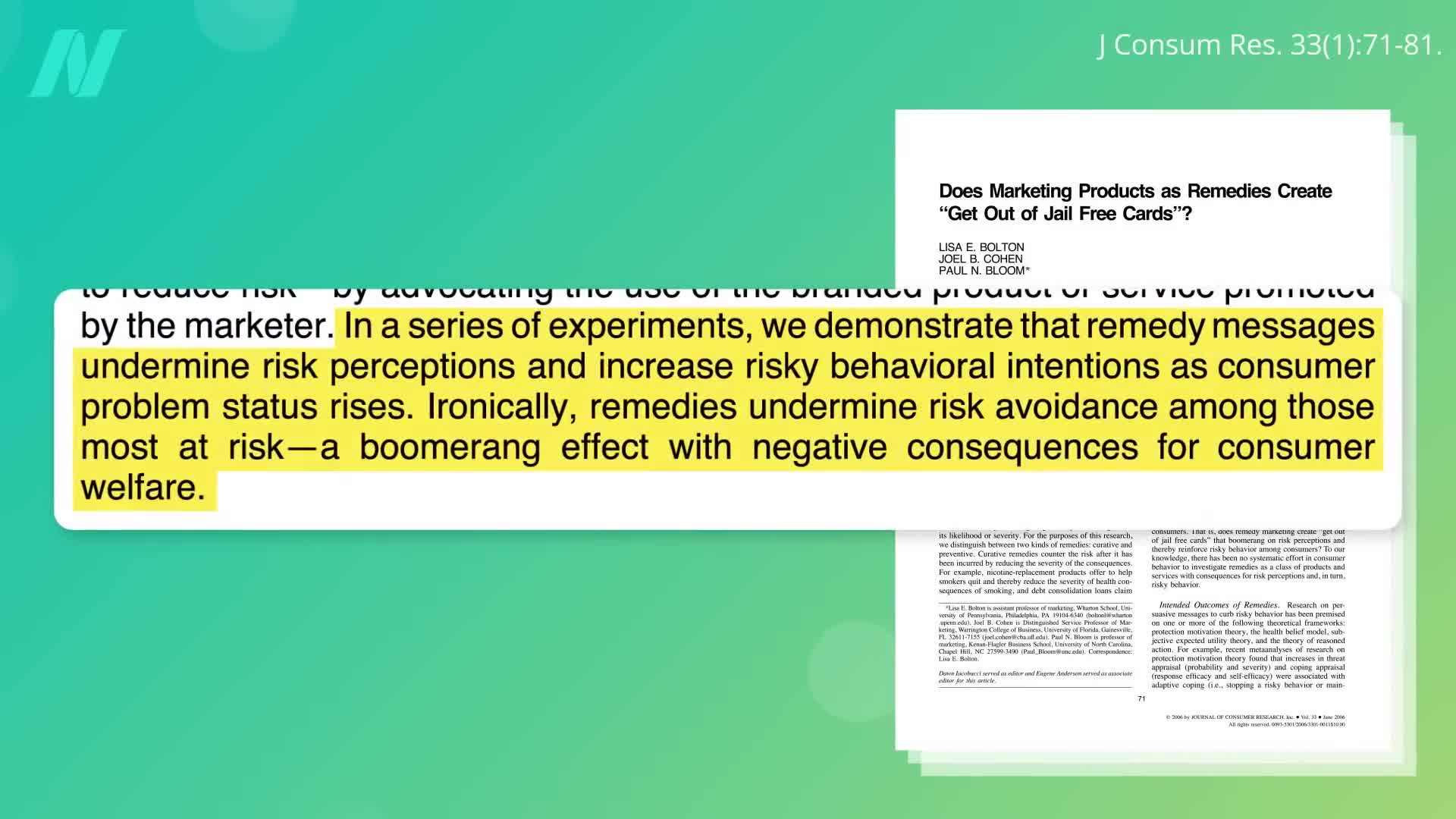 Remedy Messaging and Smoking Cessation